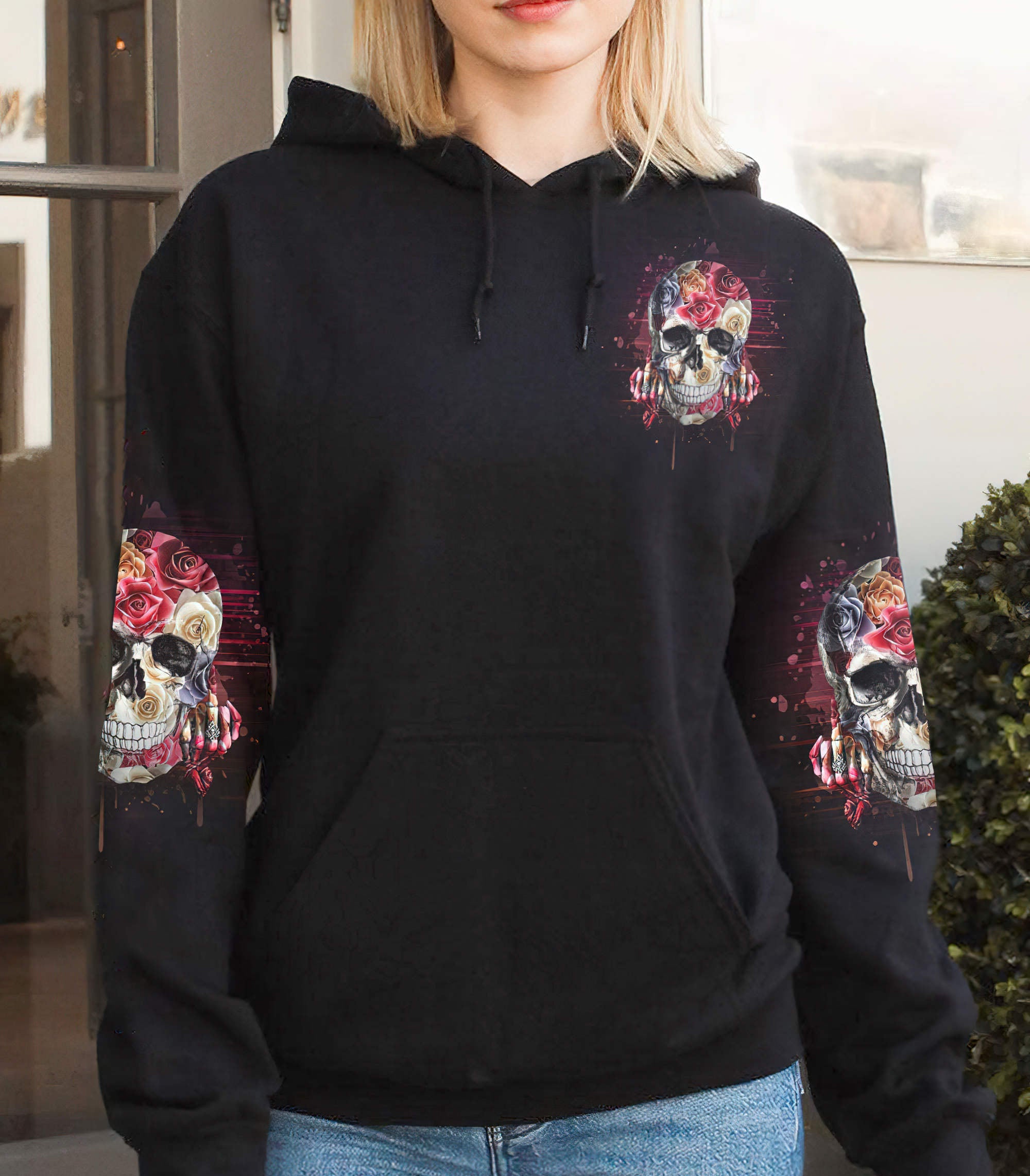 i-dont-have-an-attitude-flower-skull-all-over-print-hoodie