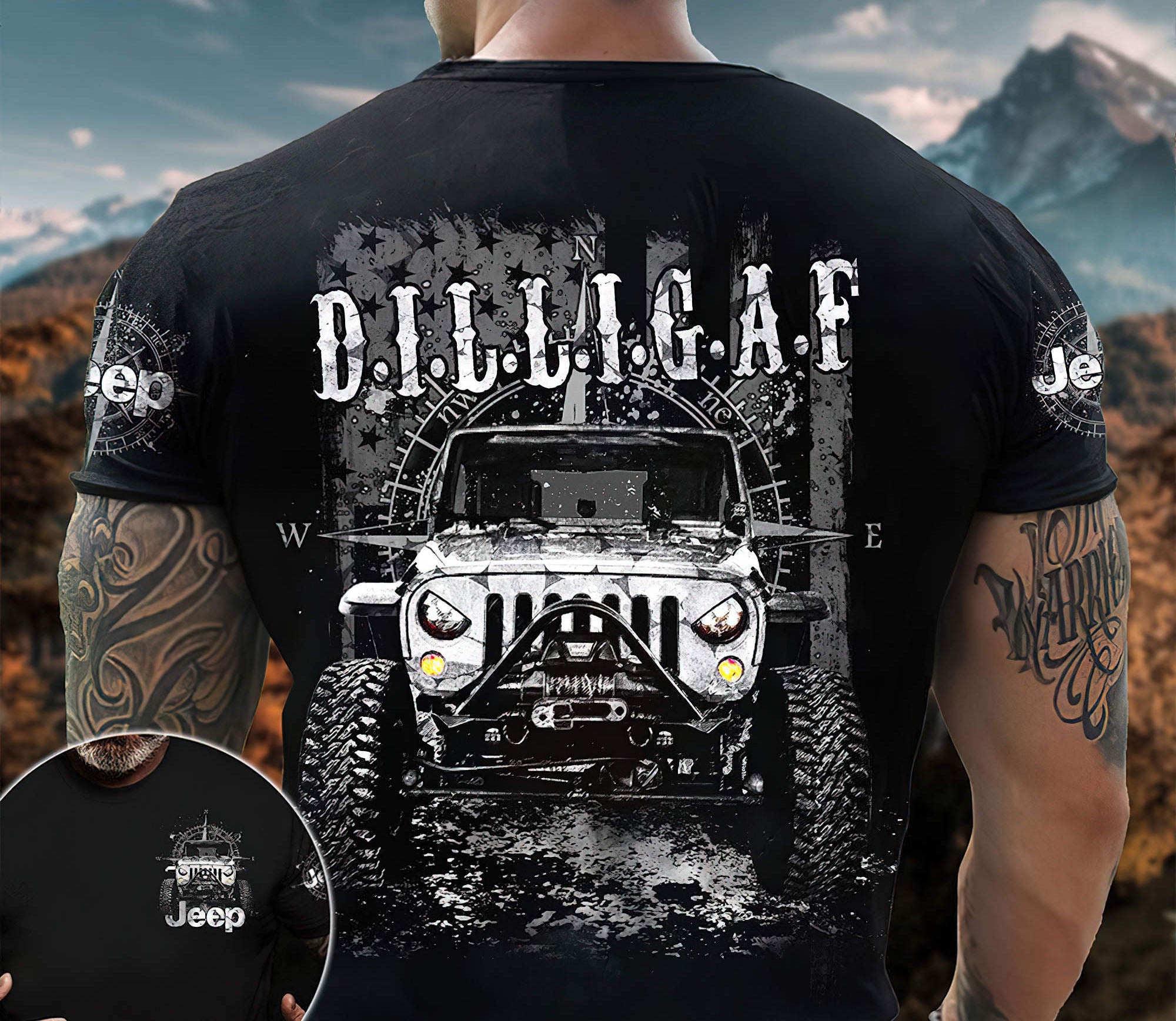 dilligaf-jeep-t-shirt