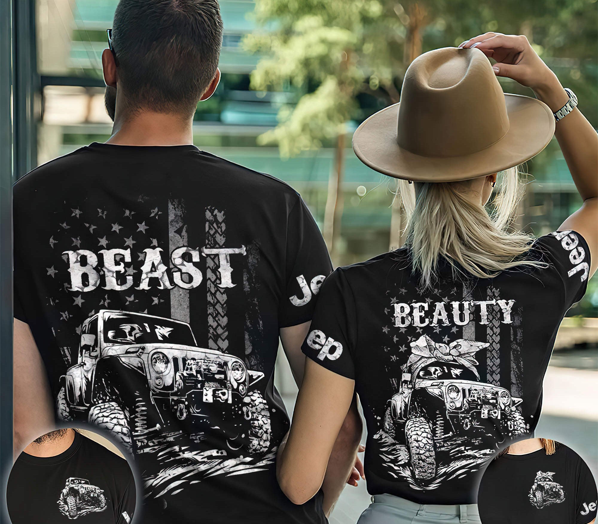 beast-beauty-jeep-flag-couple-t-shirt