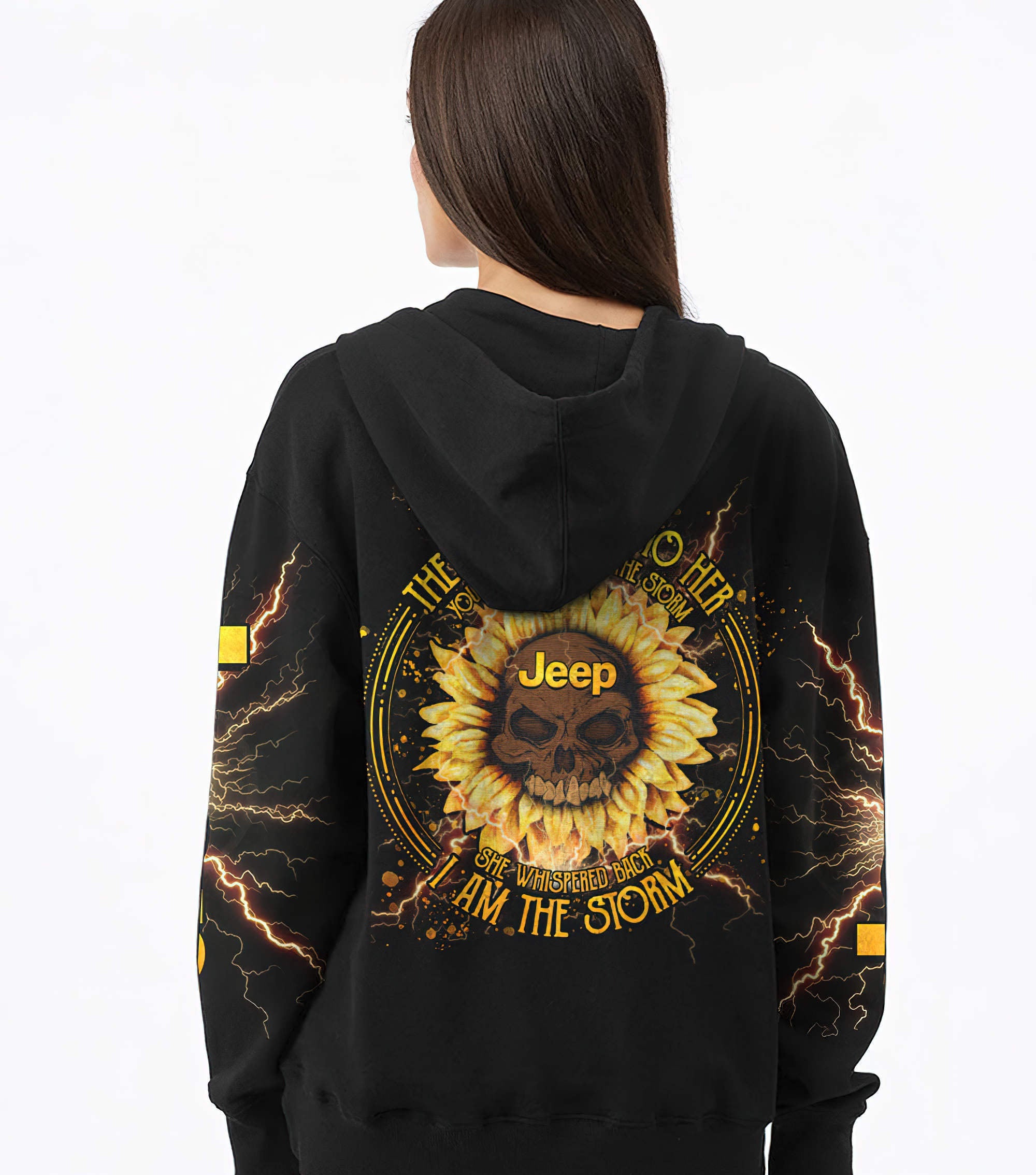 i-am-the-storm-sunflower-skull-jeep-hoodie