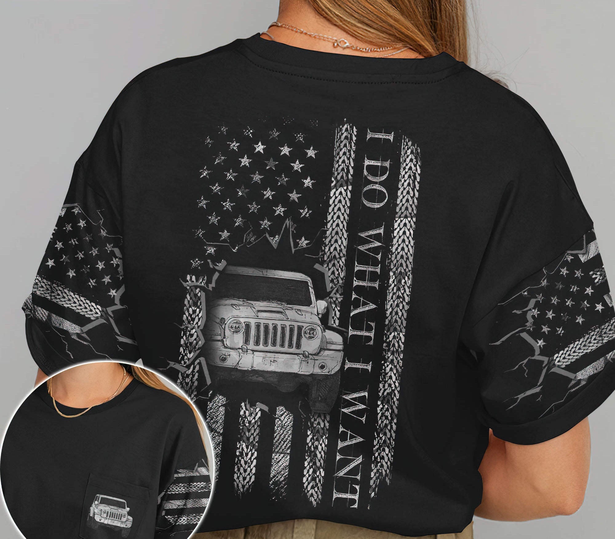 jeep-flag-i-do-what-i-want-bw-t-shirt