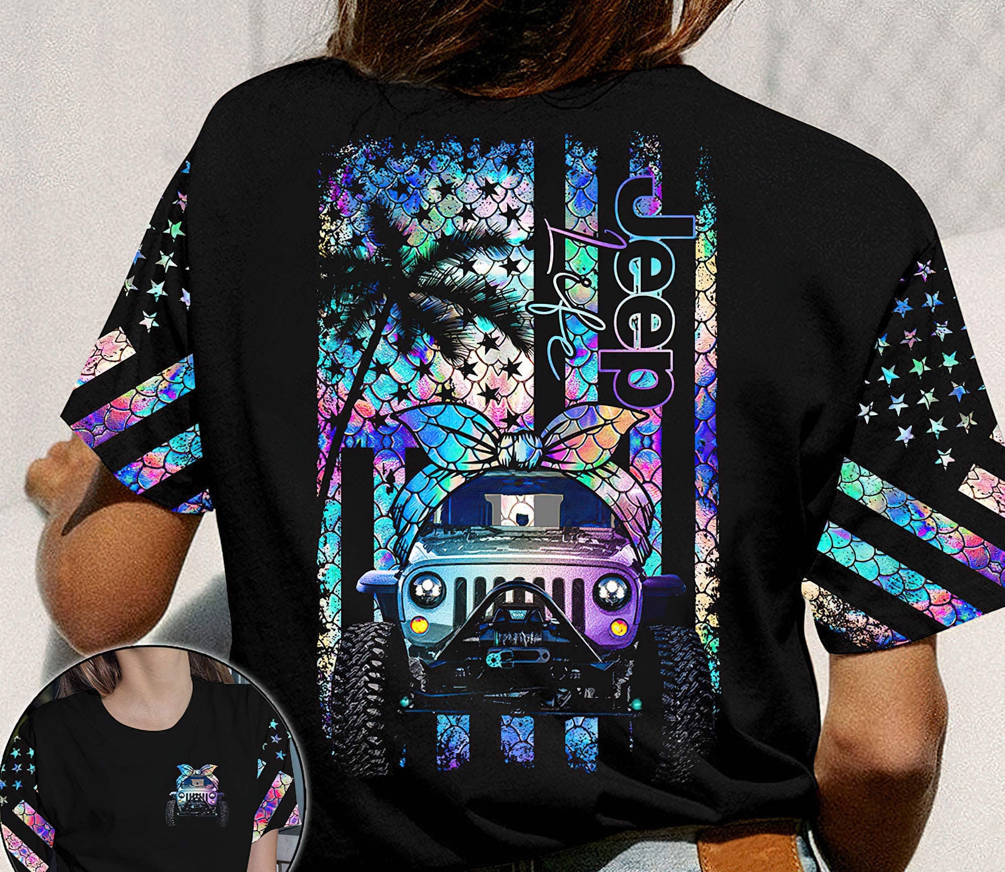 jeep-life-mermaid-t-shirt