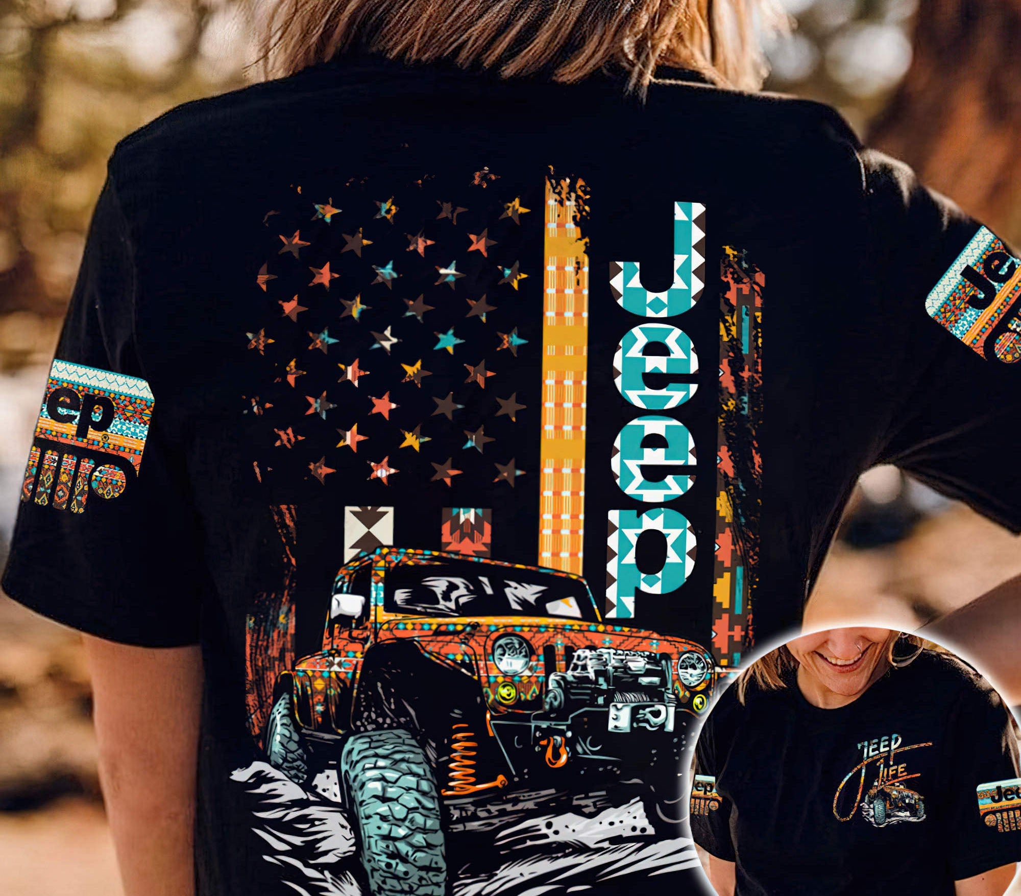 jeep-native-pattern-t-shirt