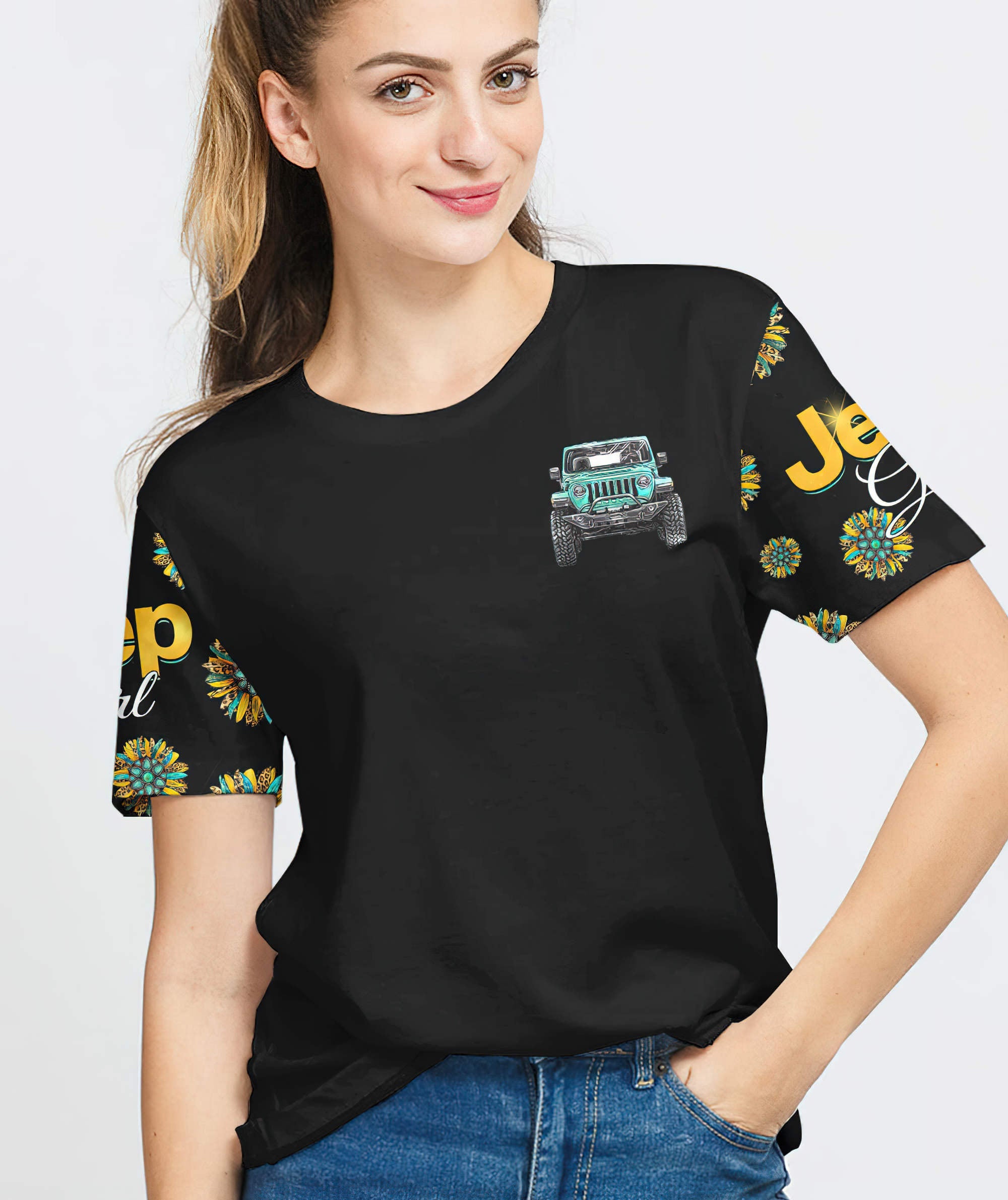 leopard-sunflower-jeep-girl-1-t-shirt