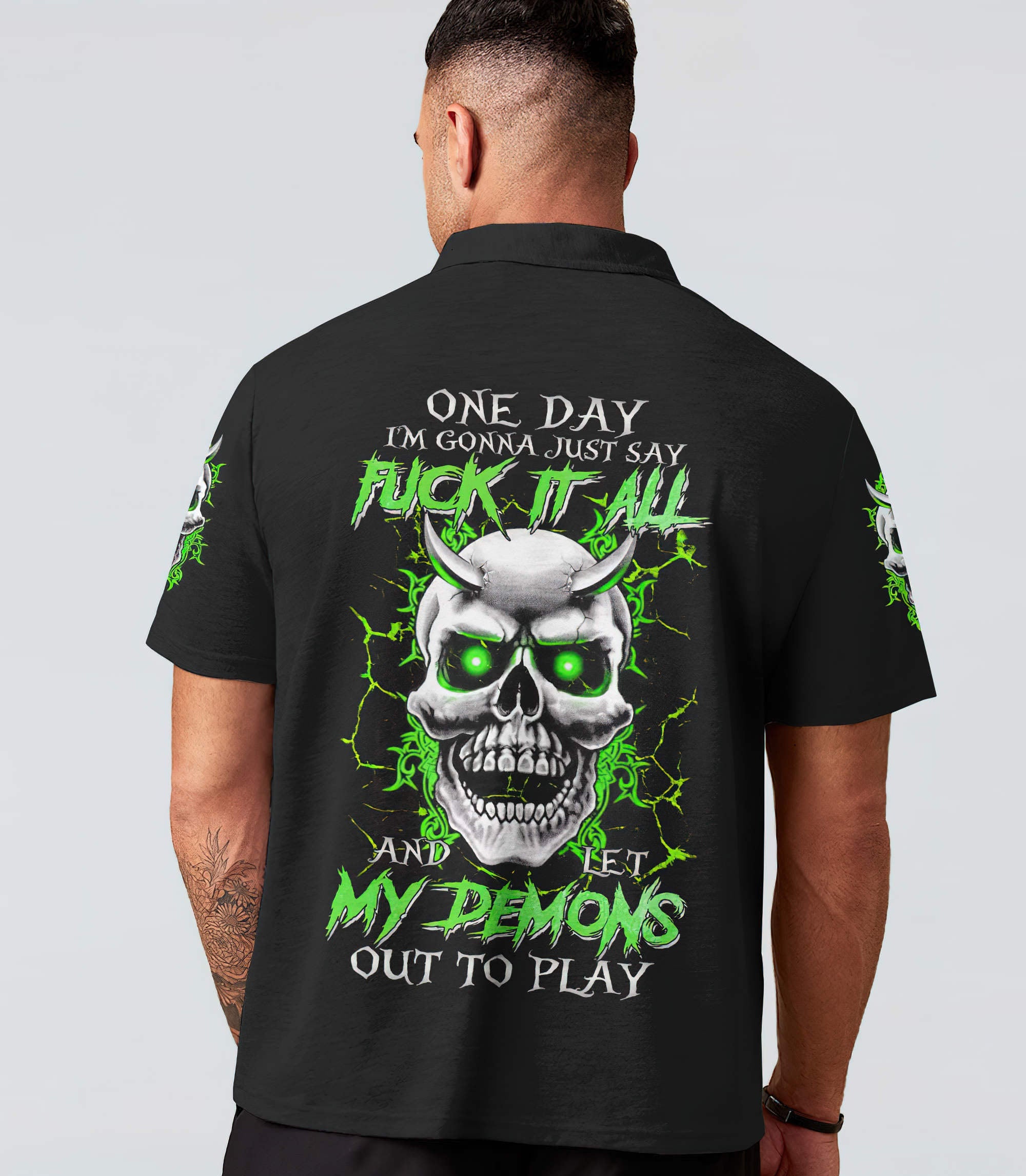 one-day-skull-horn-all-over-print-polo-shirt