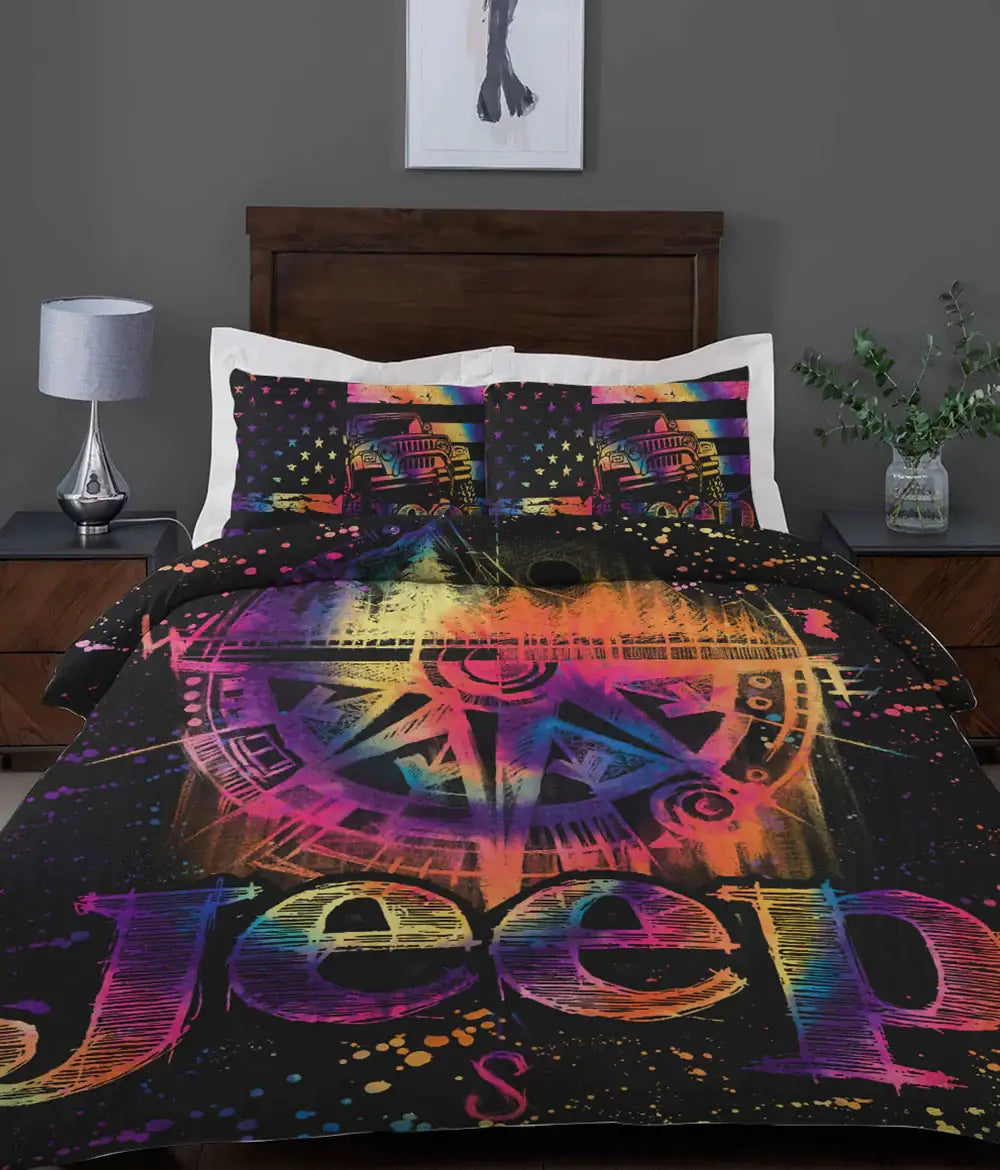 jeep-life-compass-bedding-set-bedding-set