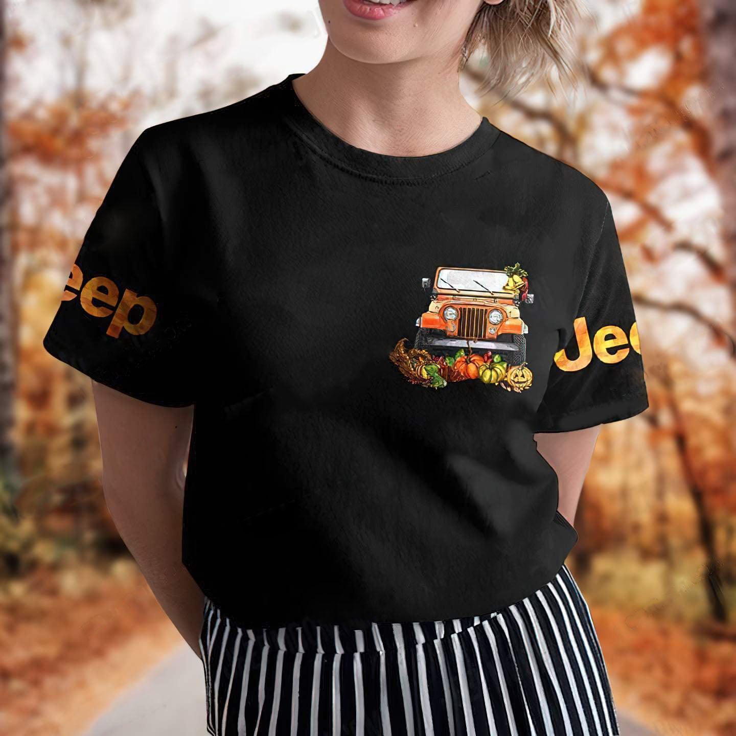 hanging-jeep-christmas-2-t-shirt