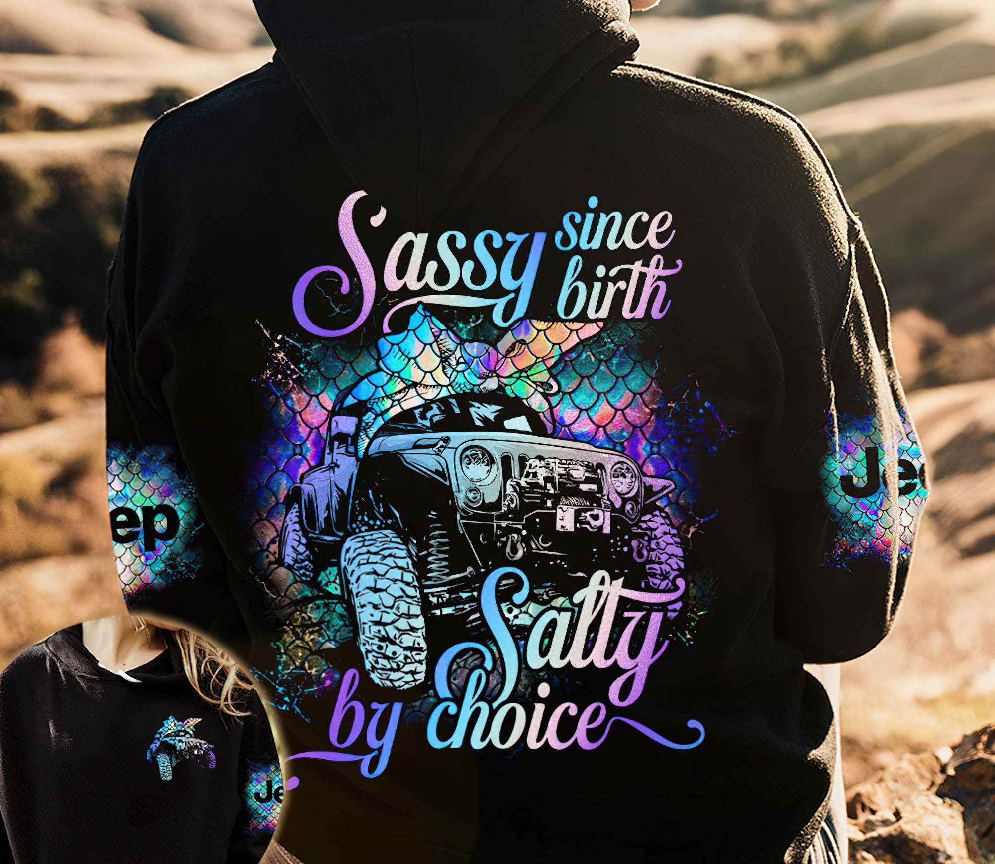 sassy-since-birth-jeep-mermaid-hoodie