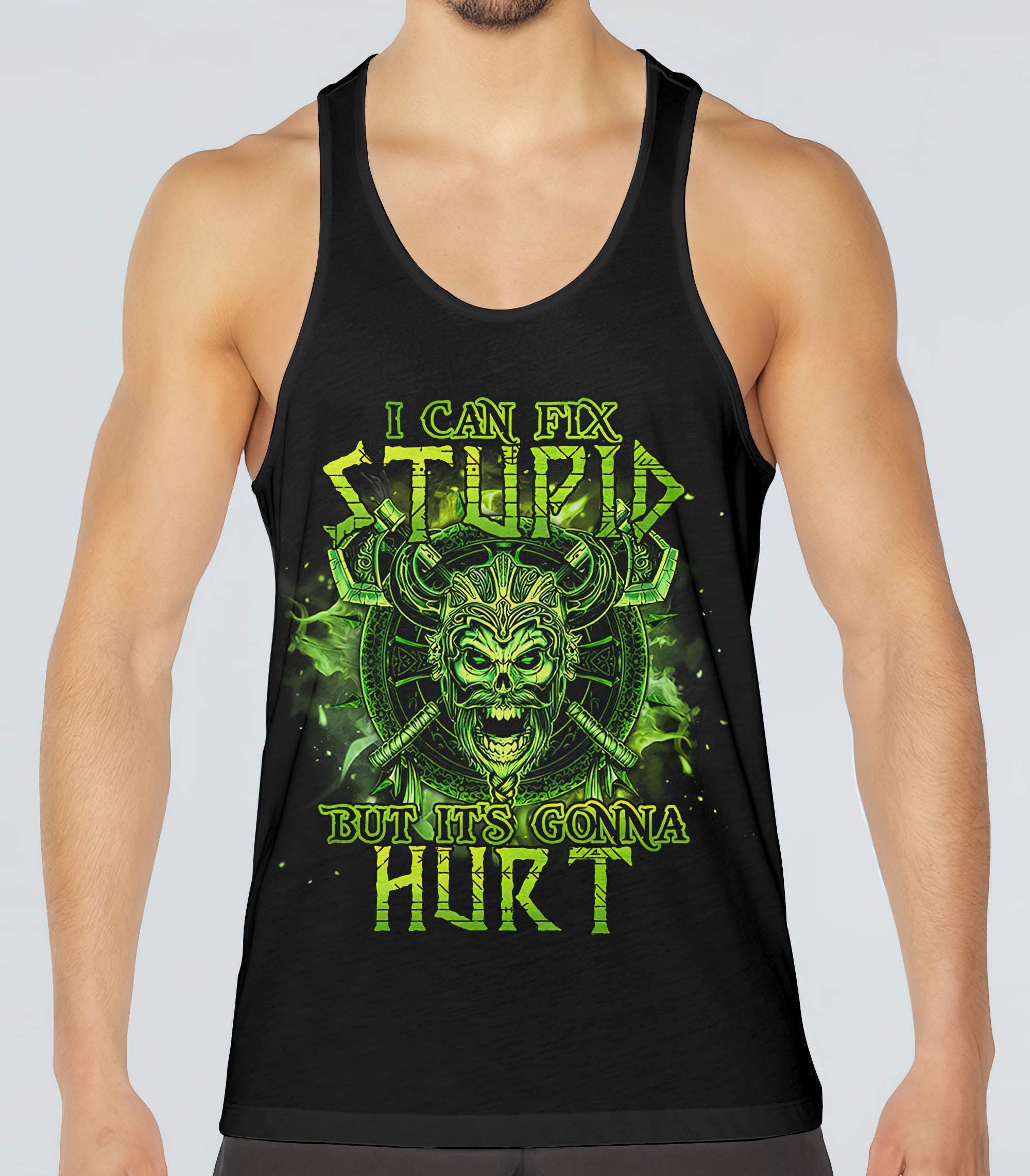 i-can-fix-stupid-viking-skull-all-over-print-1-tank-top