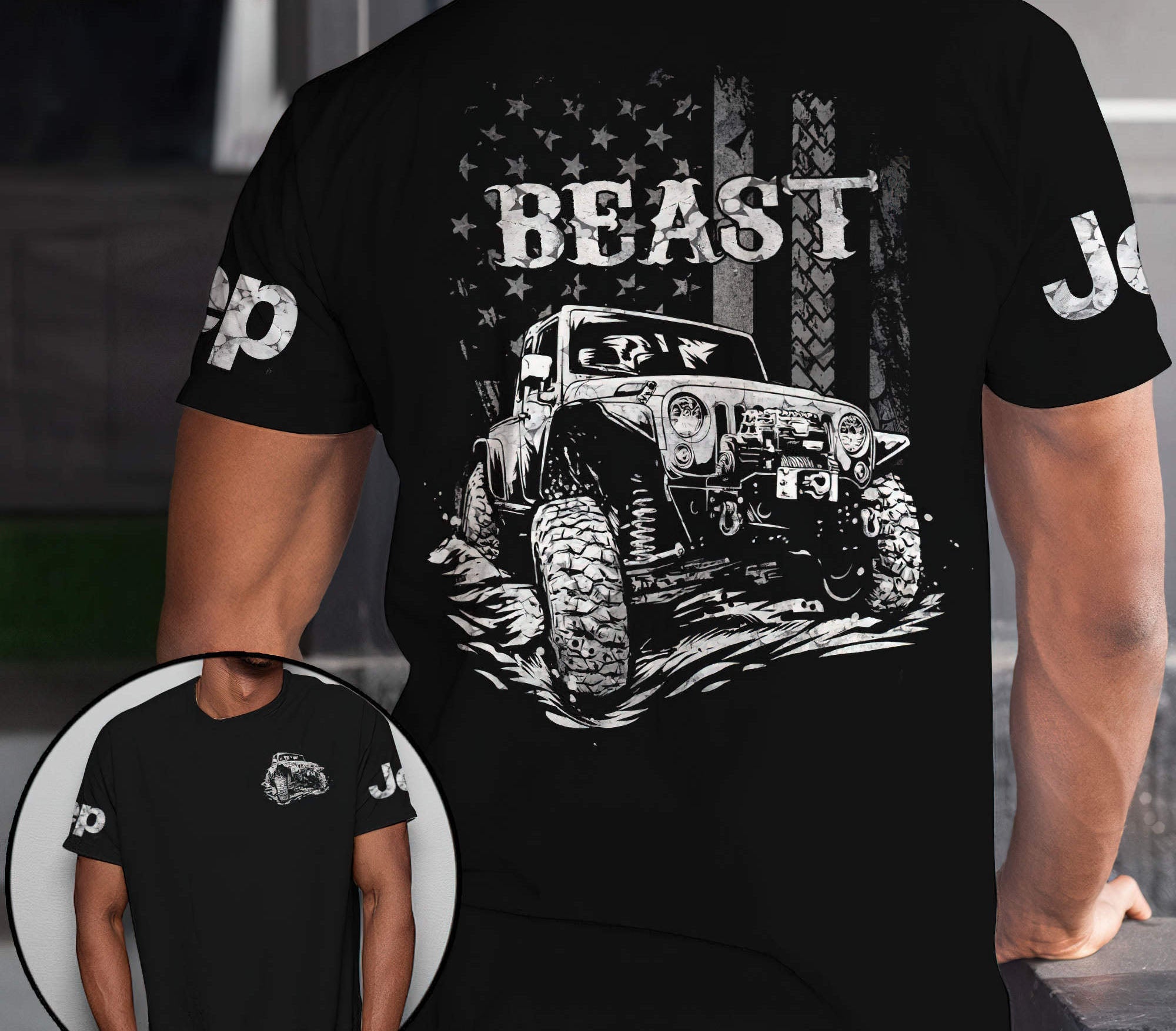 beast-beauty-jeep-flag-couple-t-shirt