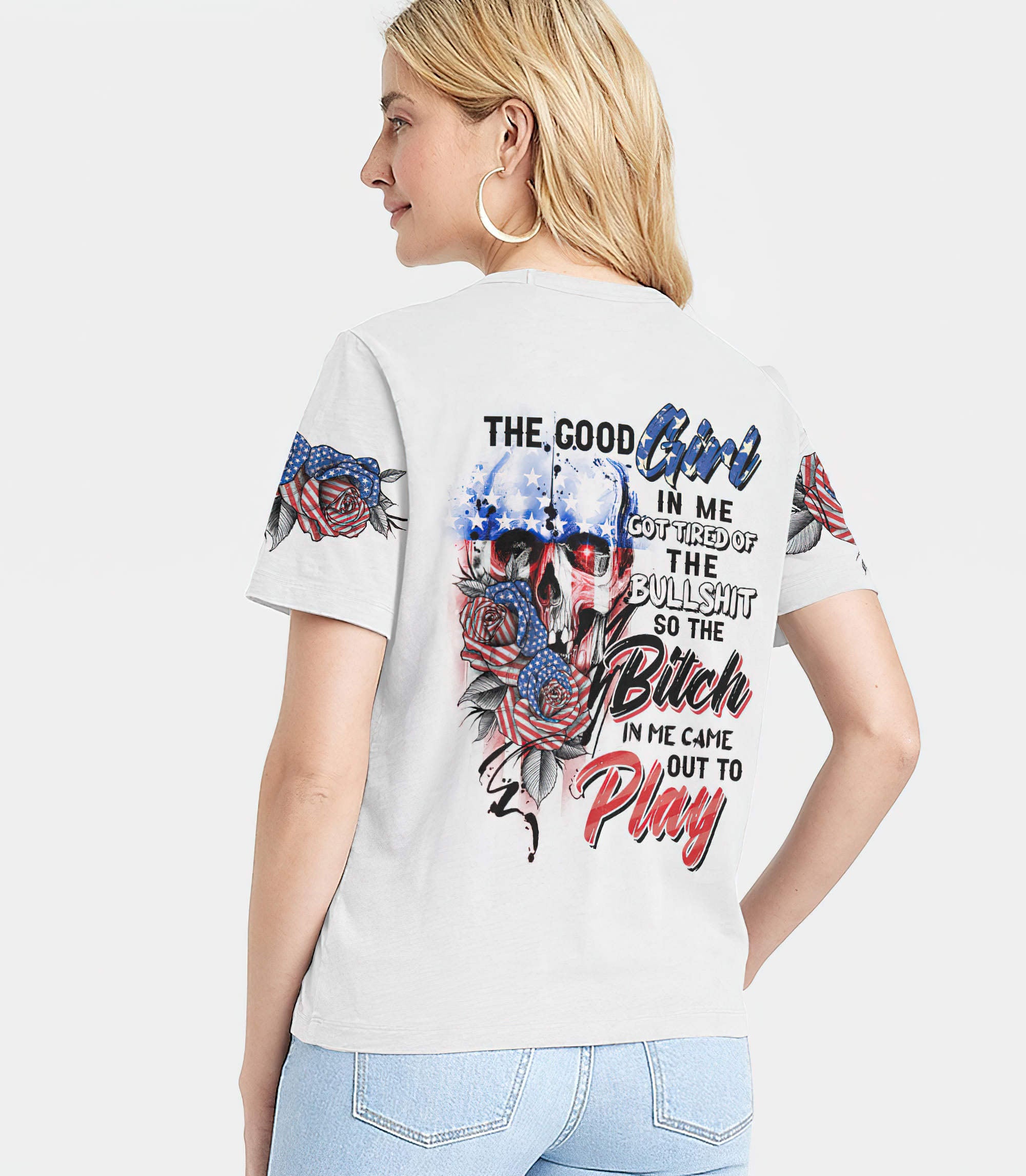 the-good-girl-in-me-got-tired-skull-all-over-print-36-women-v-neck-t-shirt