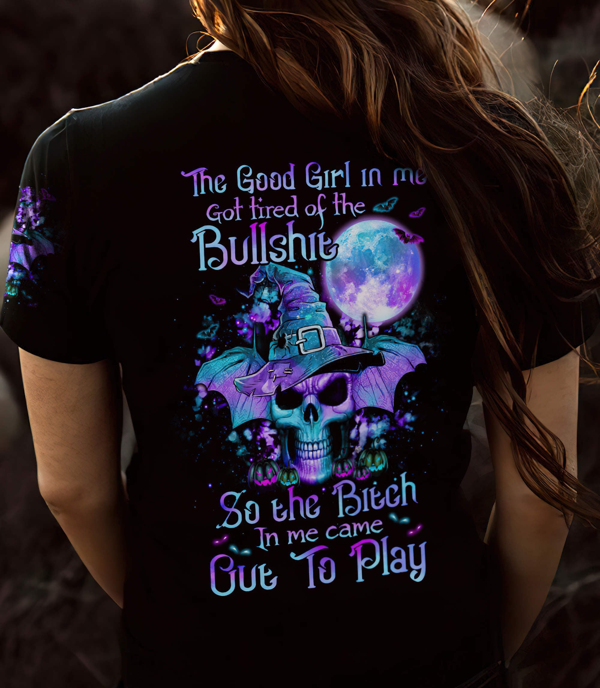 the-good-girl-in-me-bat-skull-halloween-all-over-print-women-v-neck-t-shirt