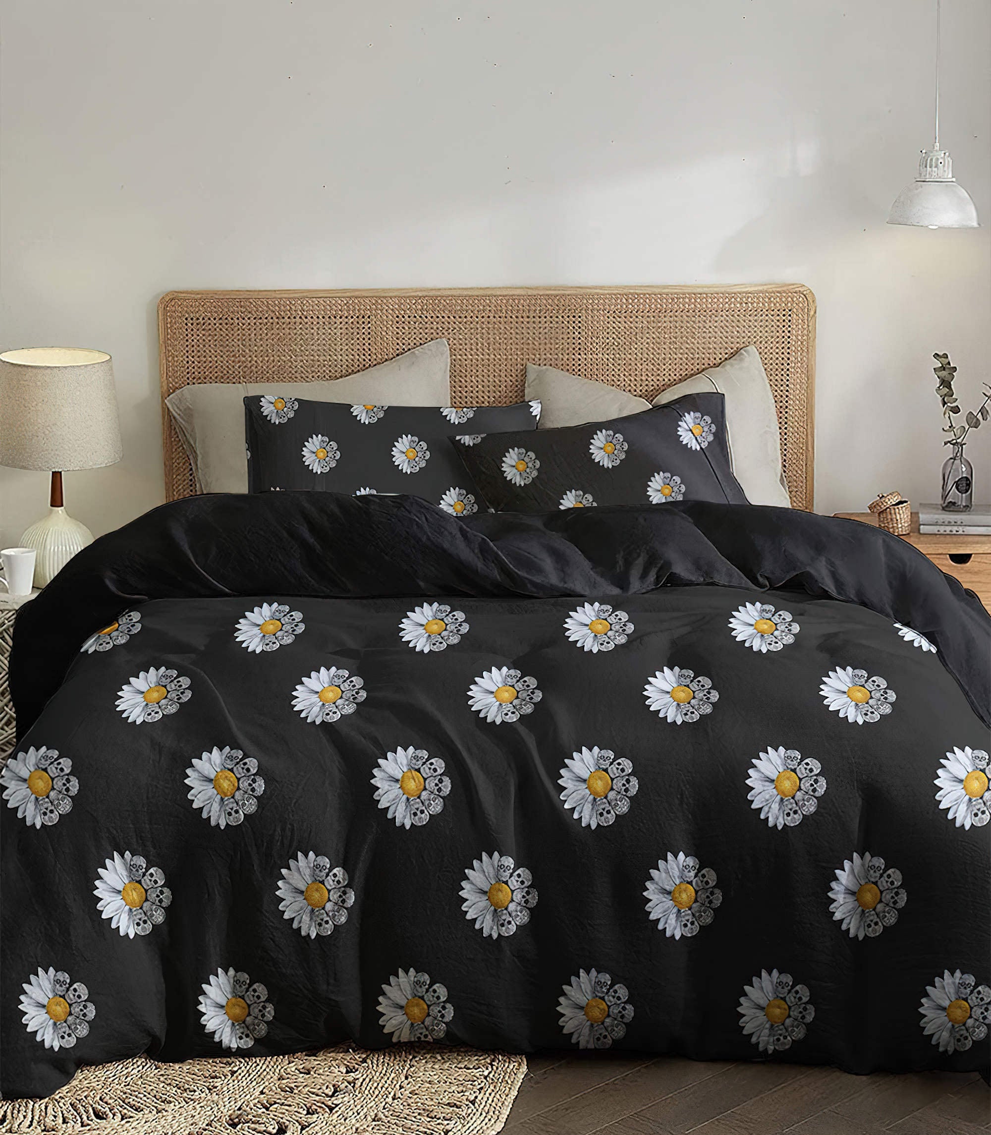 sugar-skull-daisy-bedding-set-bedding-set