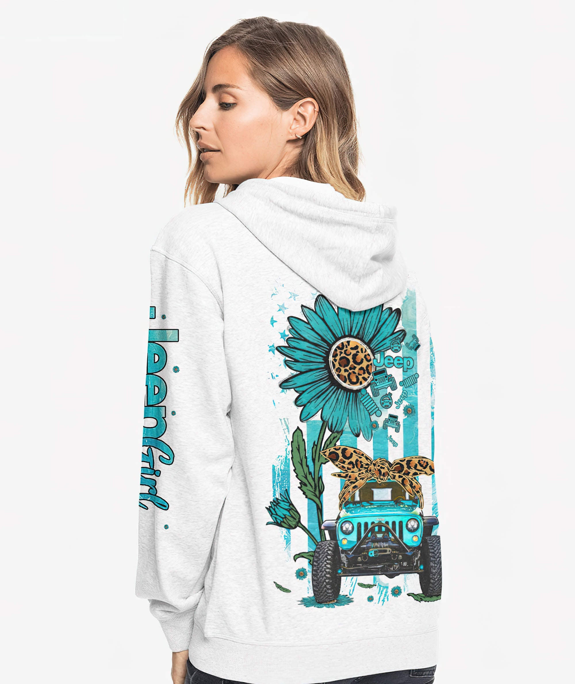 jeep-daisy-leopard-teal-hoodie