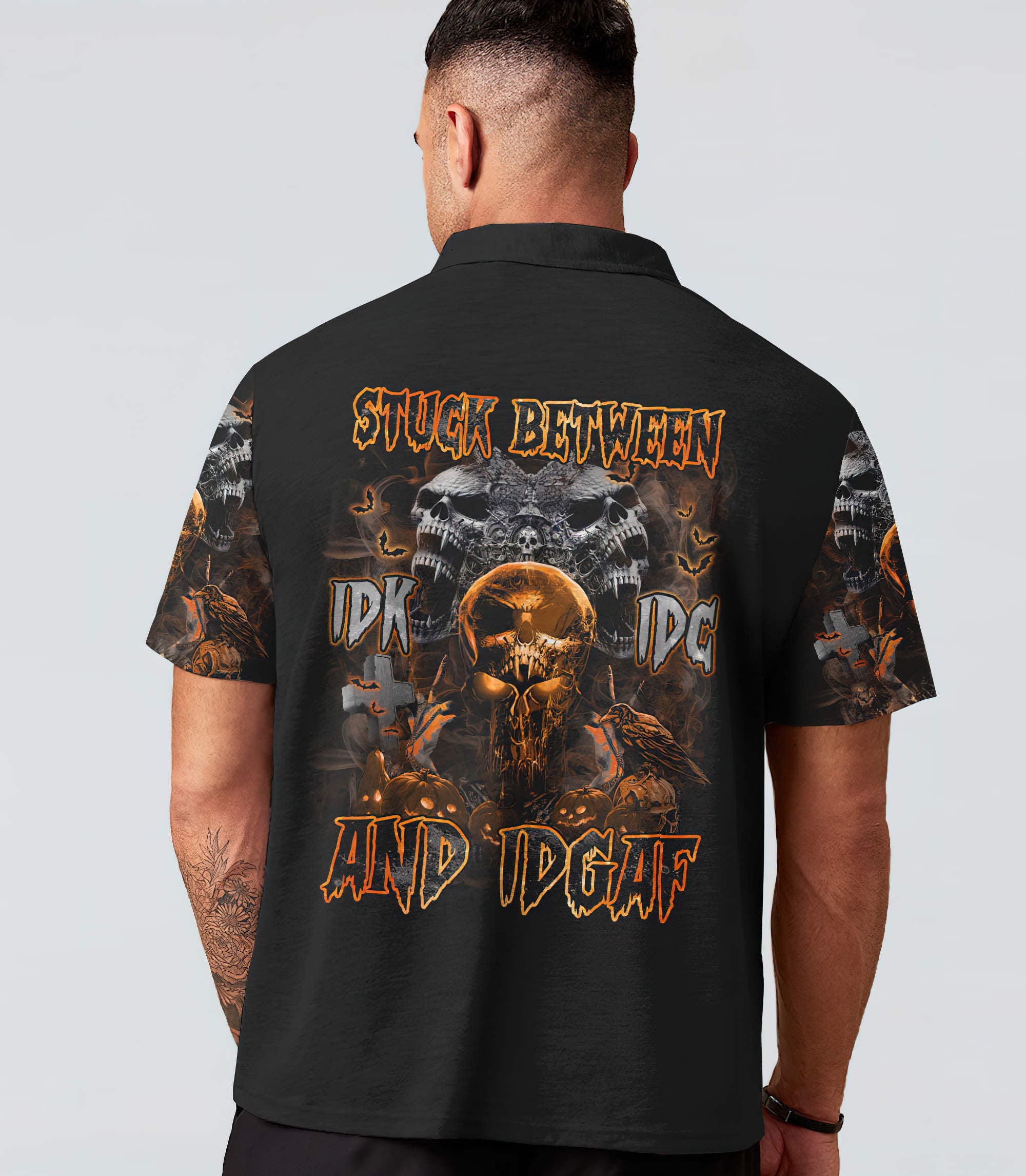 stuck-between-evil-skull-halloween-all-over-print-polo-shirt