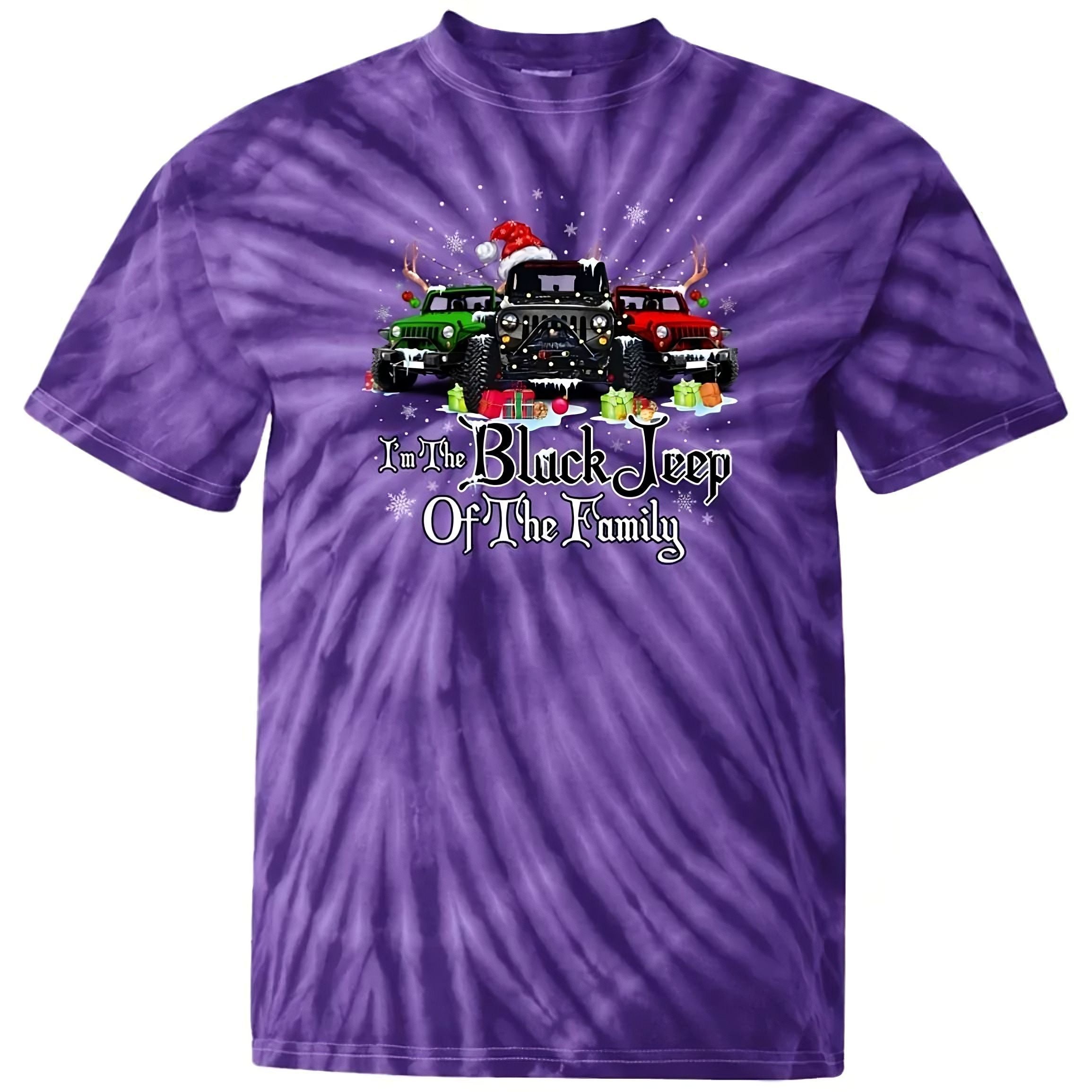 im-the-black-jeep-of-the-family-christmas-tie-dye-t-shirt