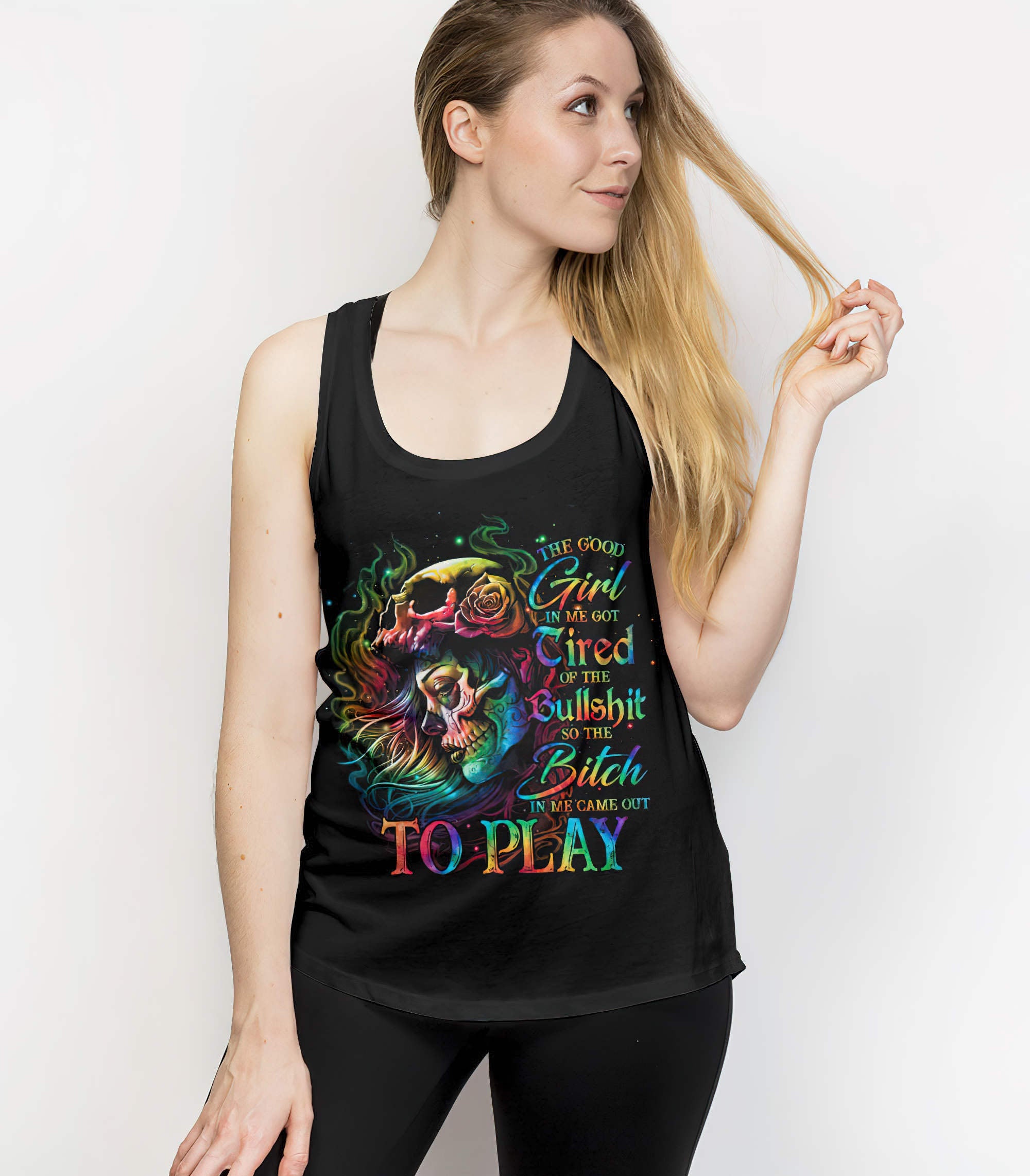 the-good-girl-in-me-mask-skull-girl-all-over-print-tank-top