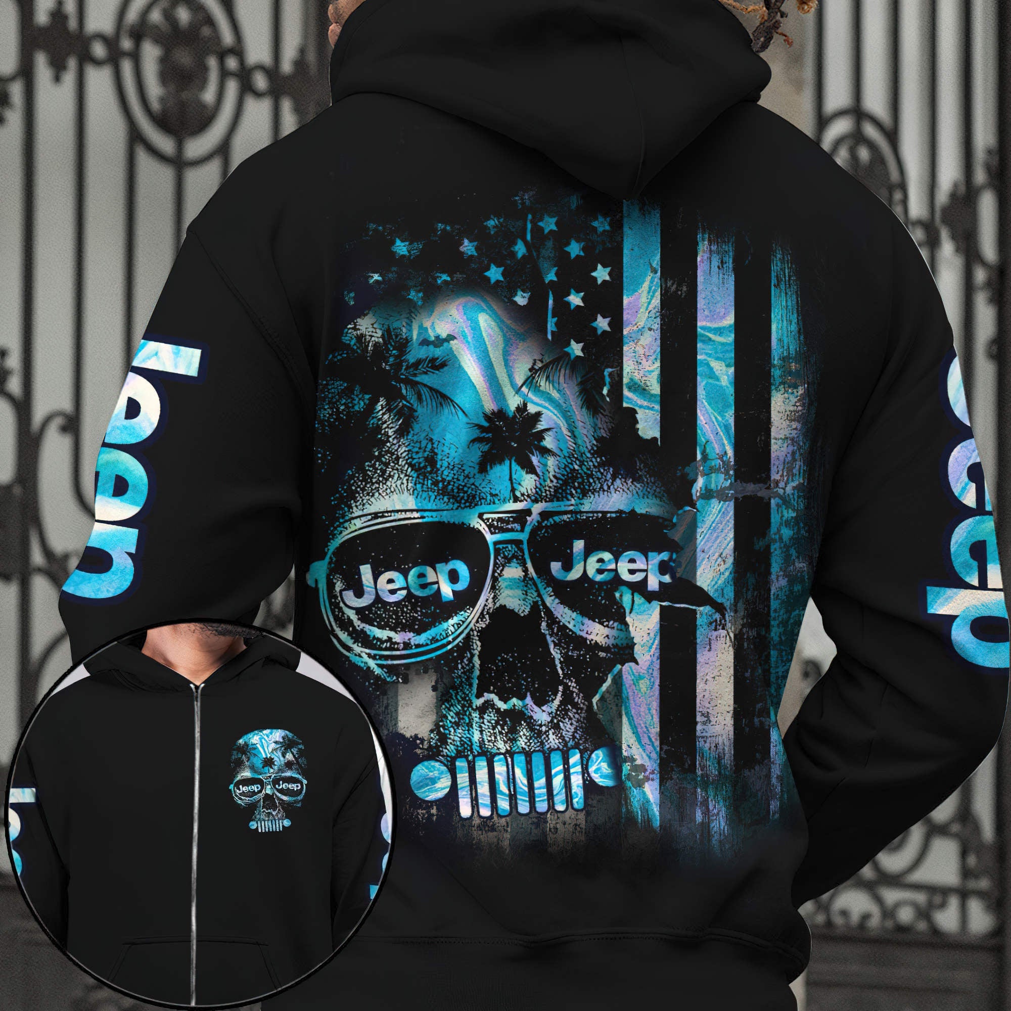 jeep-skull-hologram-flag-hoodie