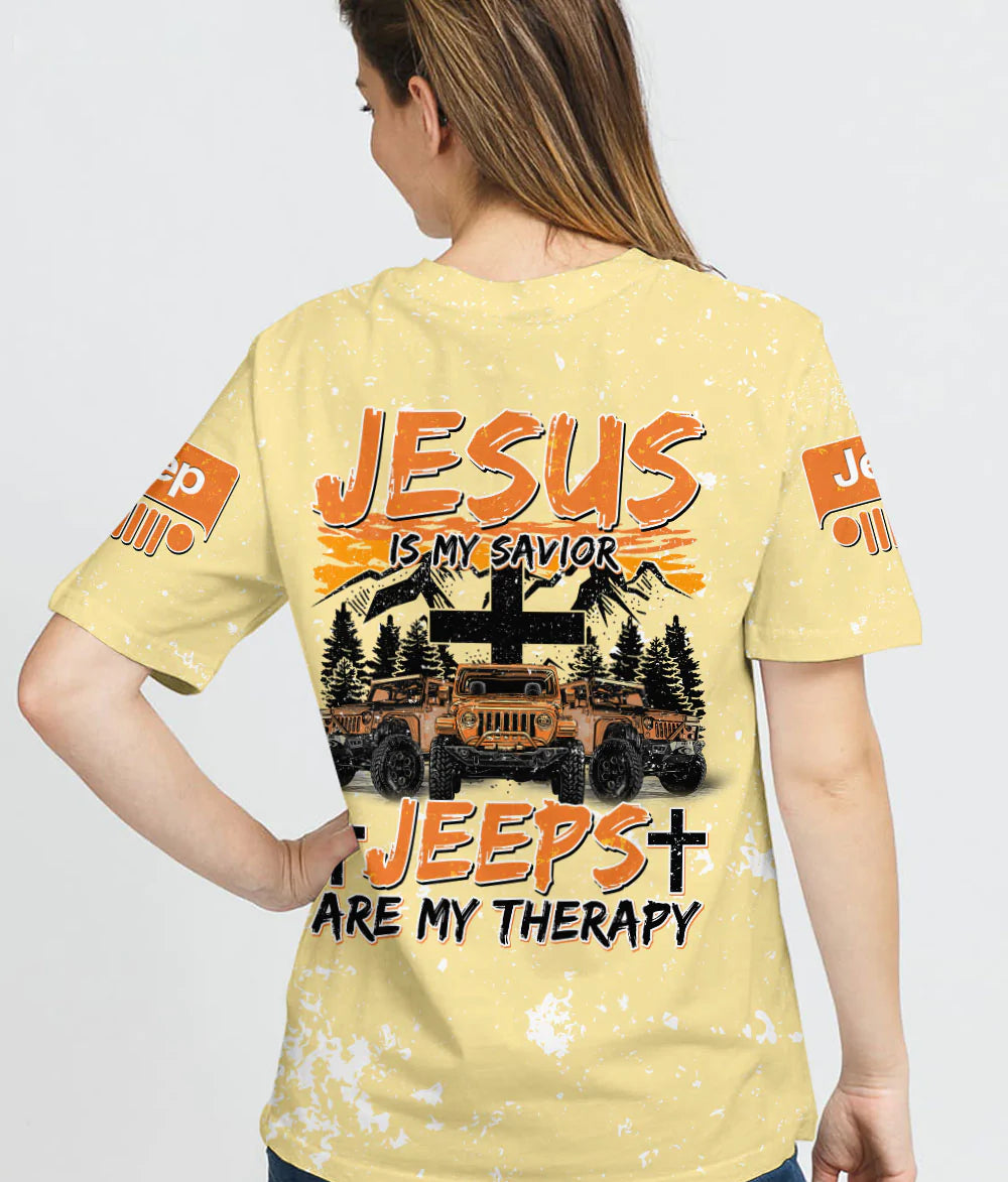 jesus-is-my-savior-jeeps-is-my-therapy-t-shirt