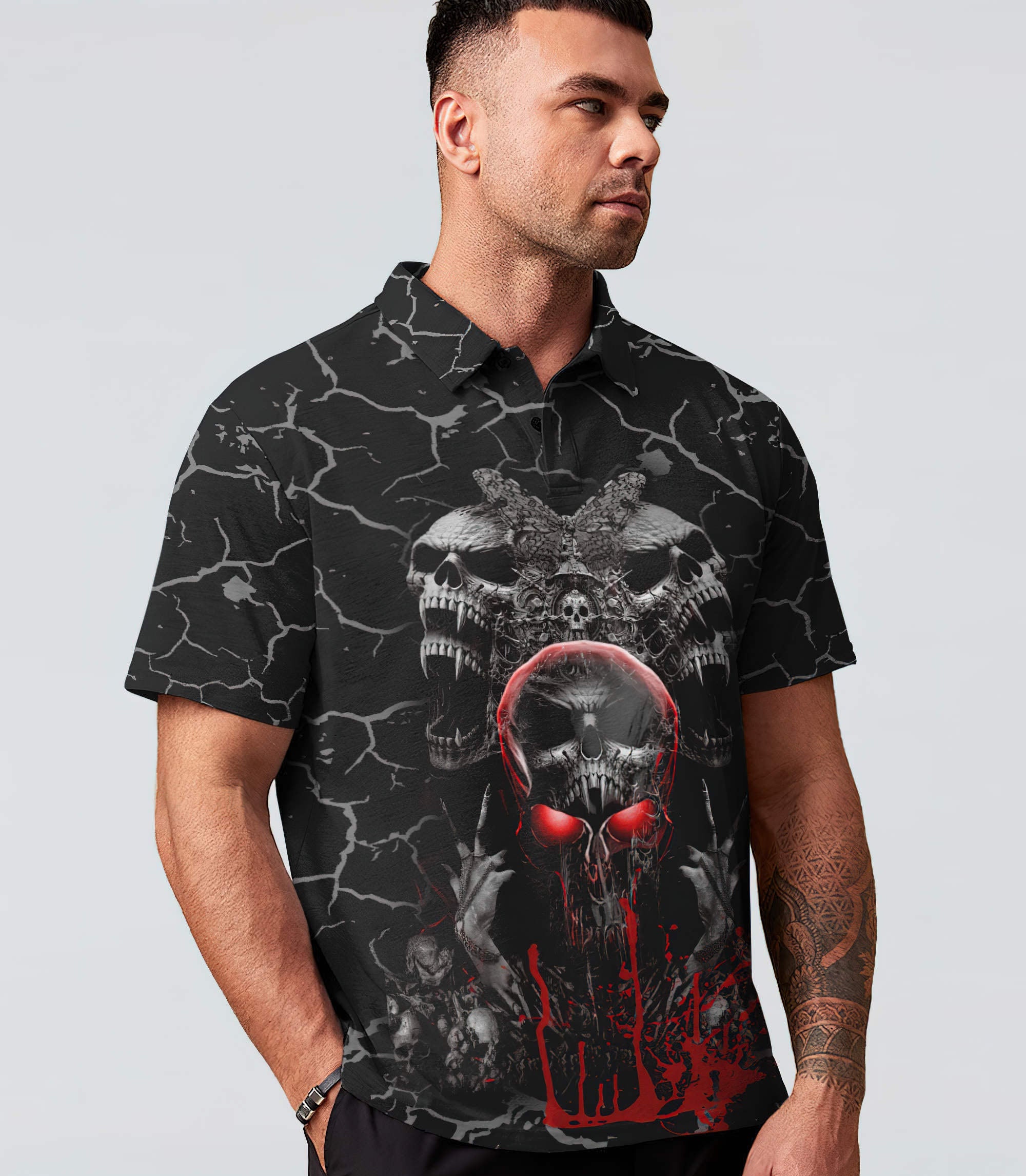 im-never-alone-evil-skull-all-over-print-polo-shirt