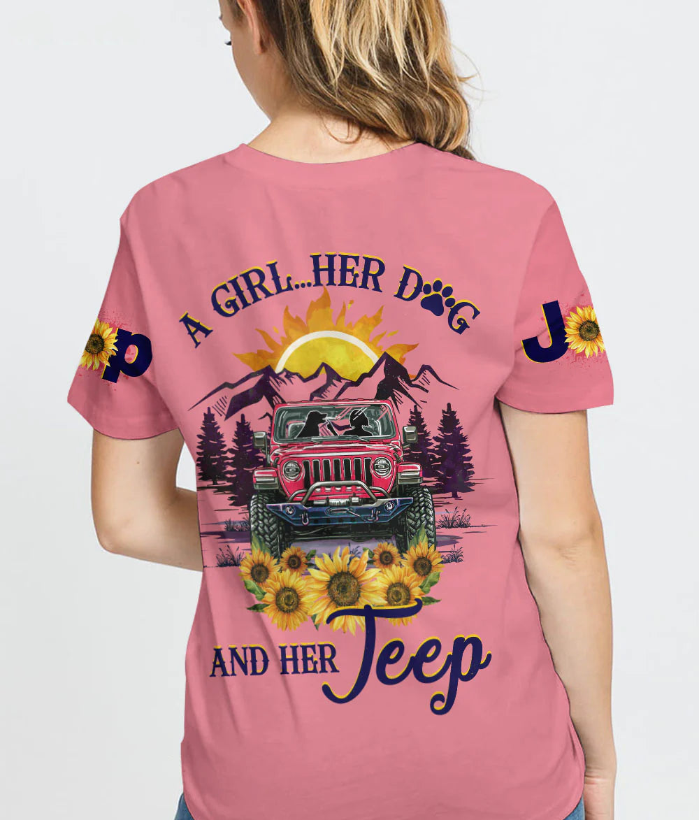 a-girl-her-dog-and-her-jeep-t-shirt