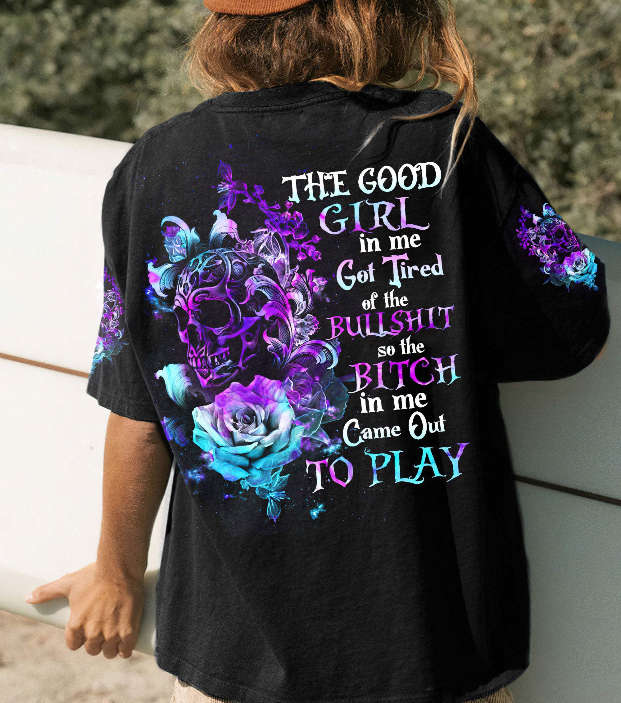 the-good-girl-in-me-skull-rose-tattoo-all-over-print-t-shirt