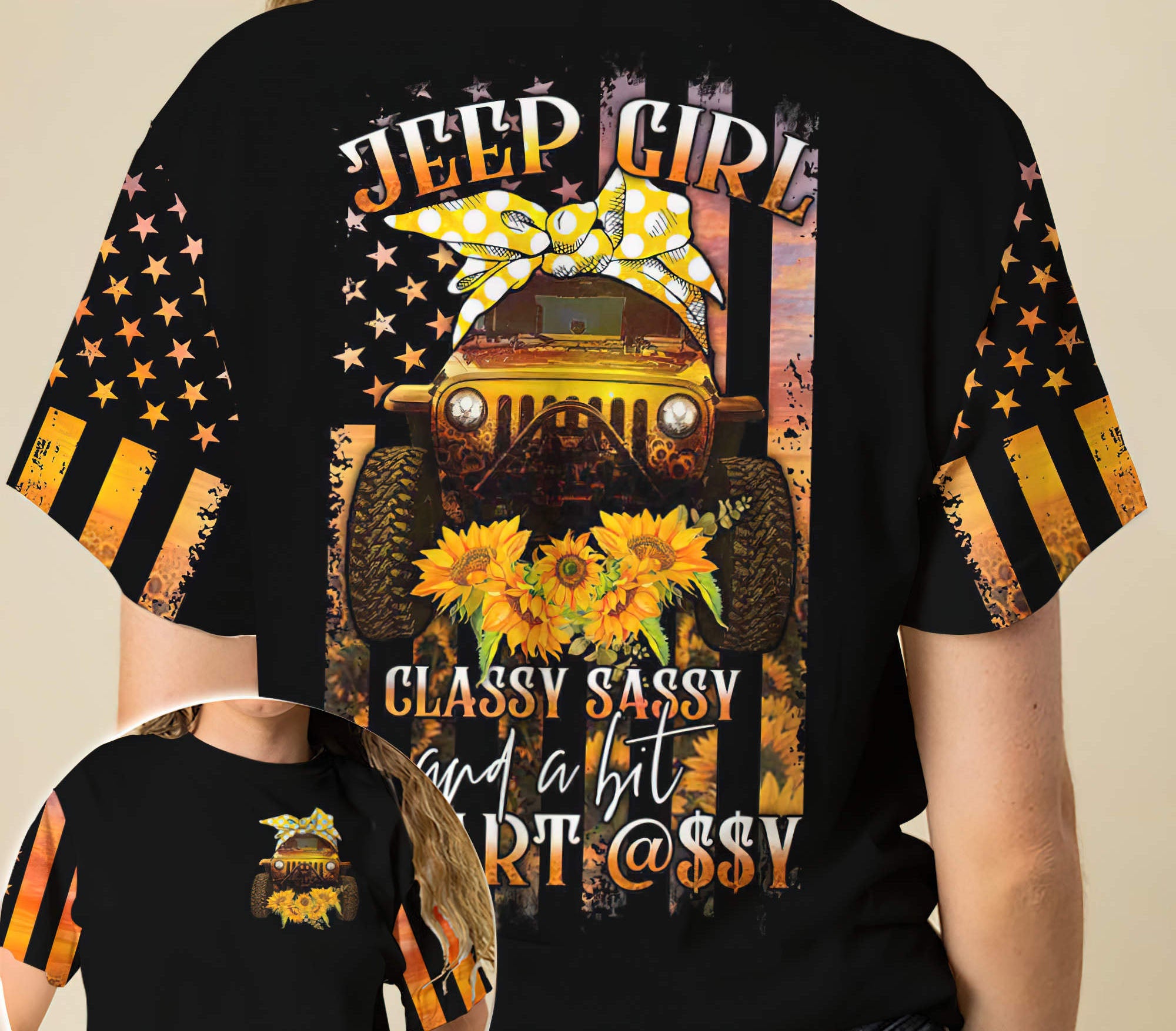 jeep-girl-sunflower-classy-t-shirt