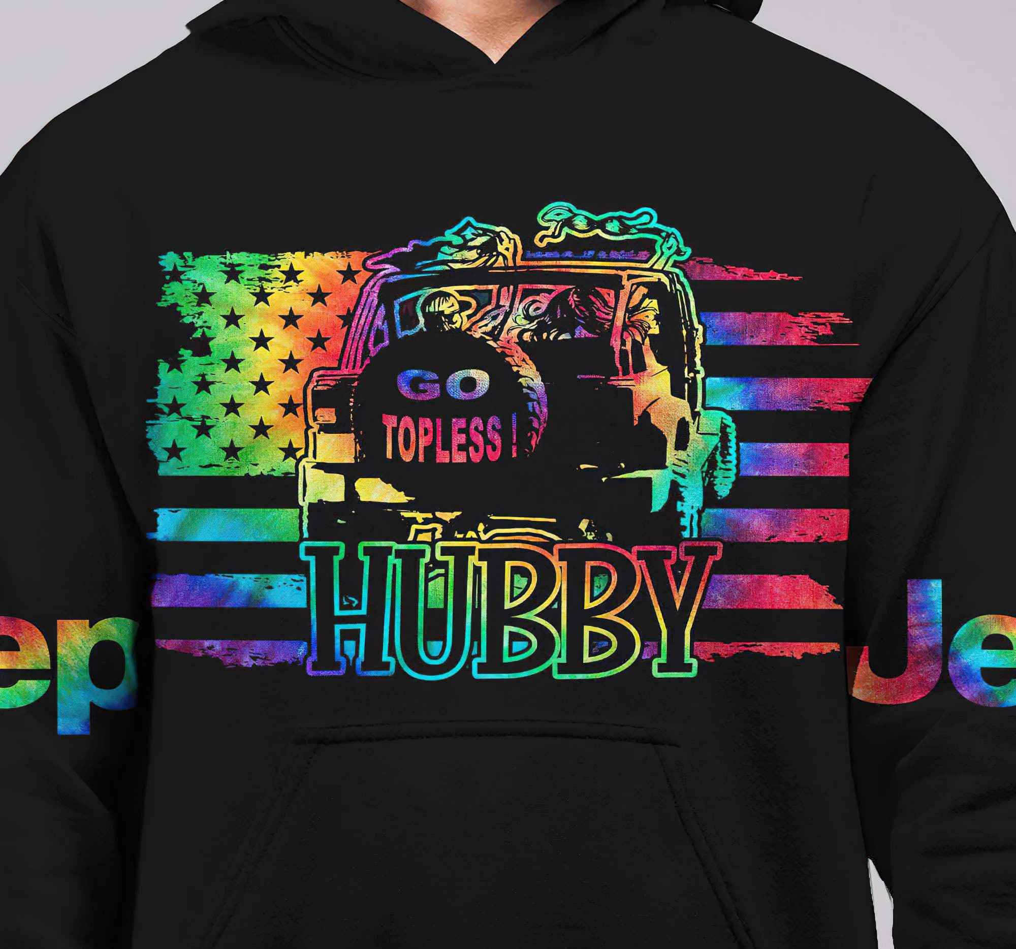 hubby-wifey-go-topless-jeep-couple-all-over-print-hoodie