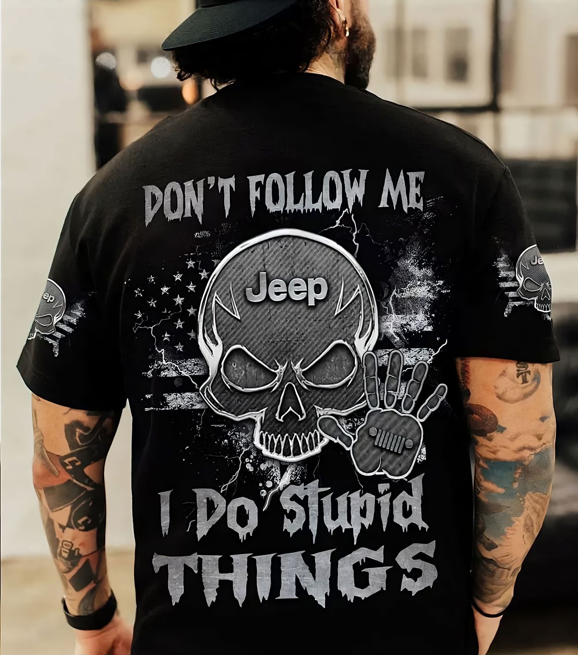 dont-follow-me-skull-jeep-all-over-print-t-shirt