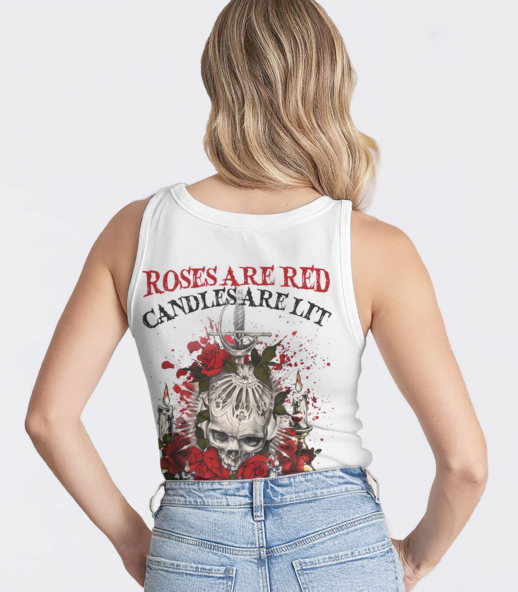 roses-are-red-candles-are-lit-skull-all-over-print-tank-top