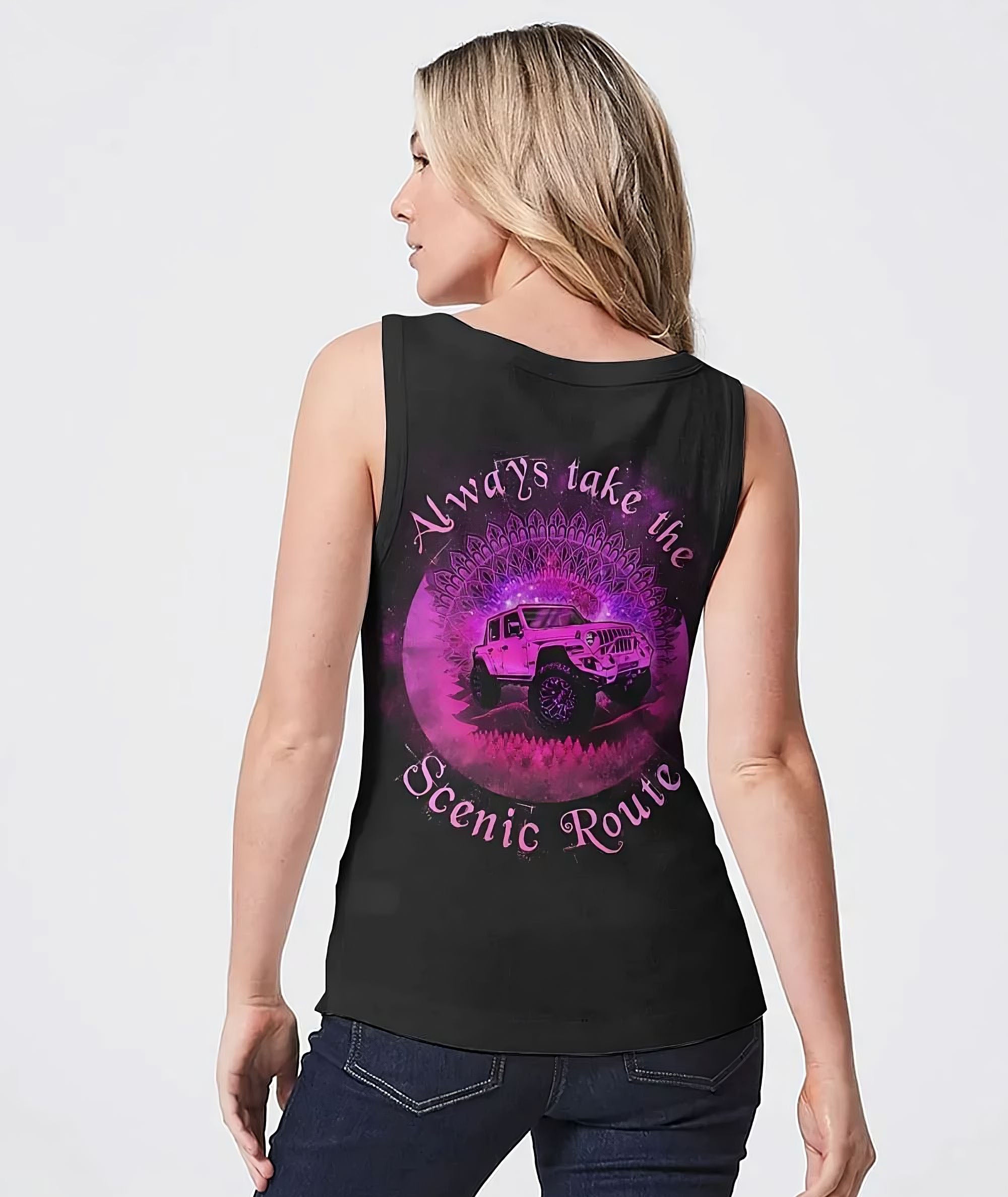 always-take-the-scenic-route-mandala-jeep-all-over-print-tank-top