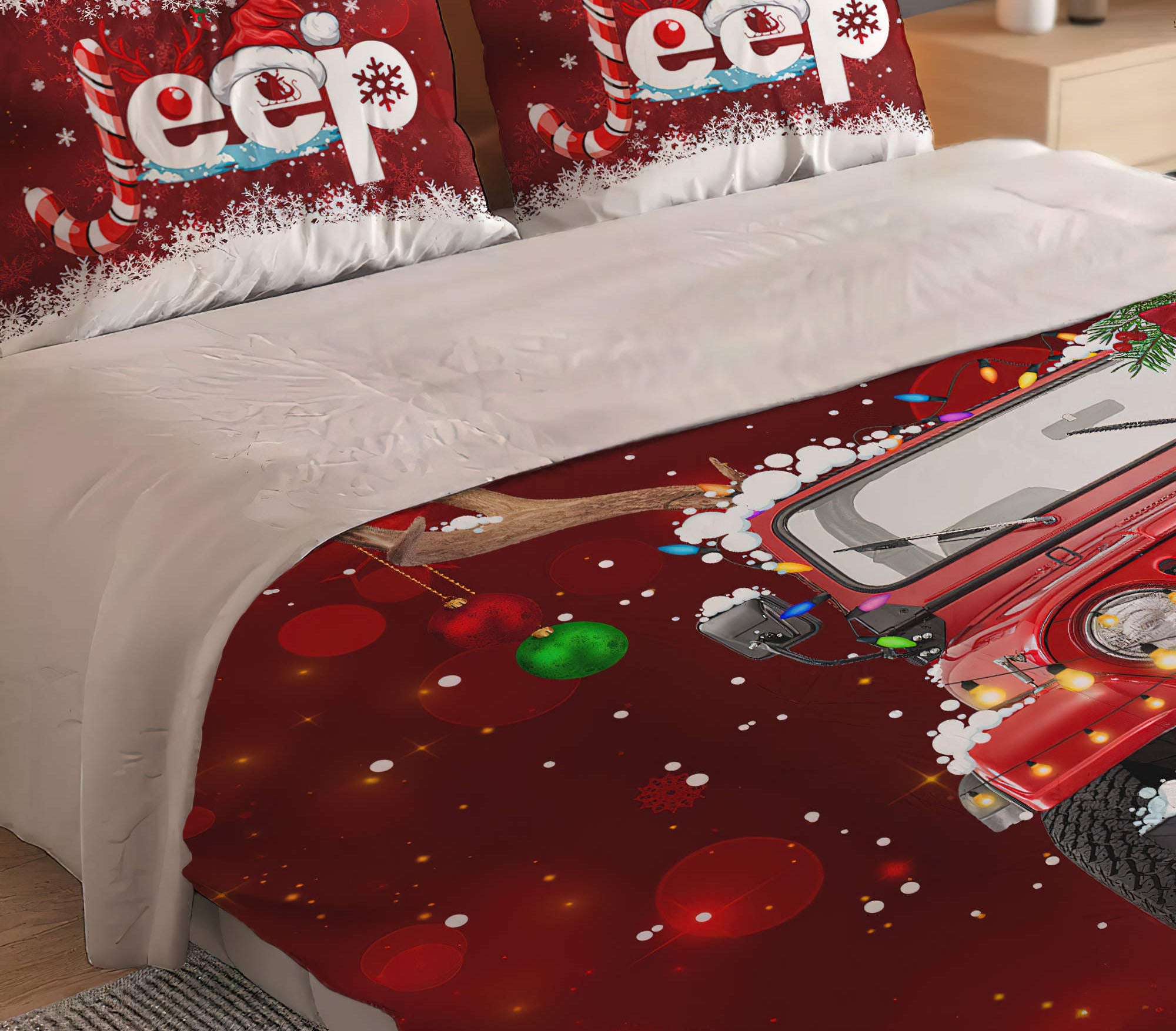 jeep-christmas-new-bedding-set