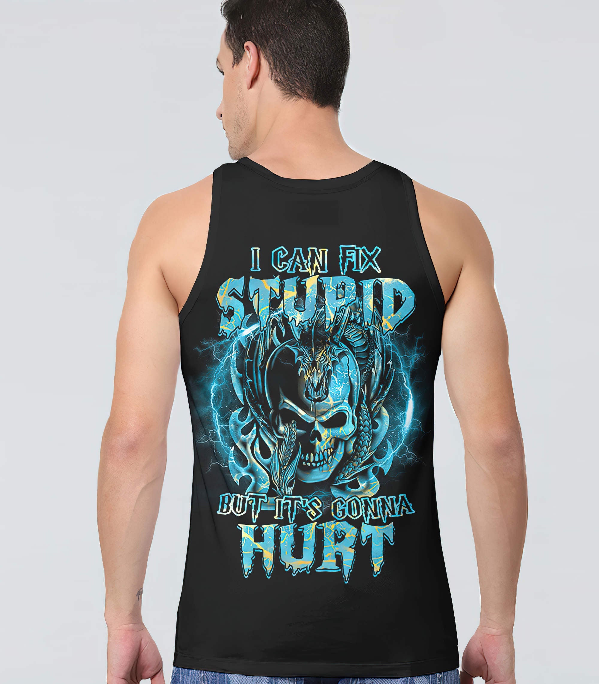 i-can-fix-stupid-dragon-skull-all-over-print-tank-top