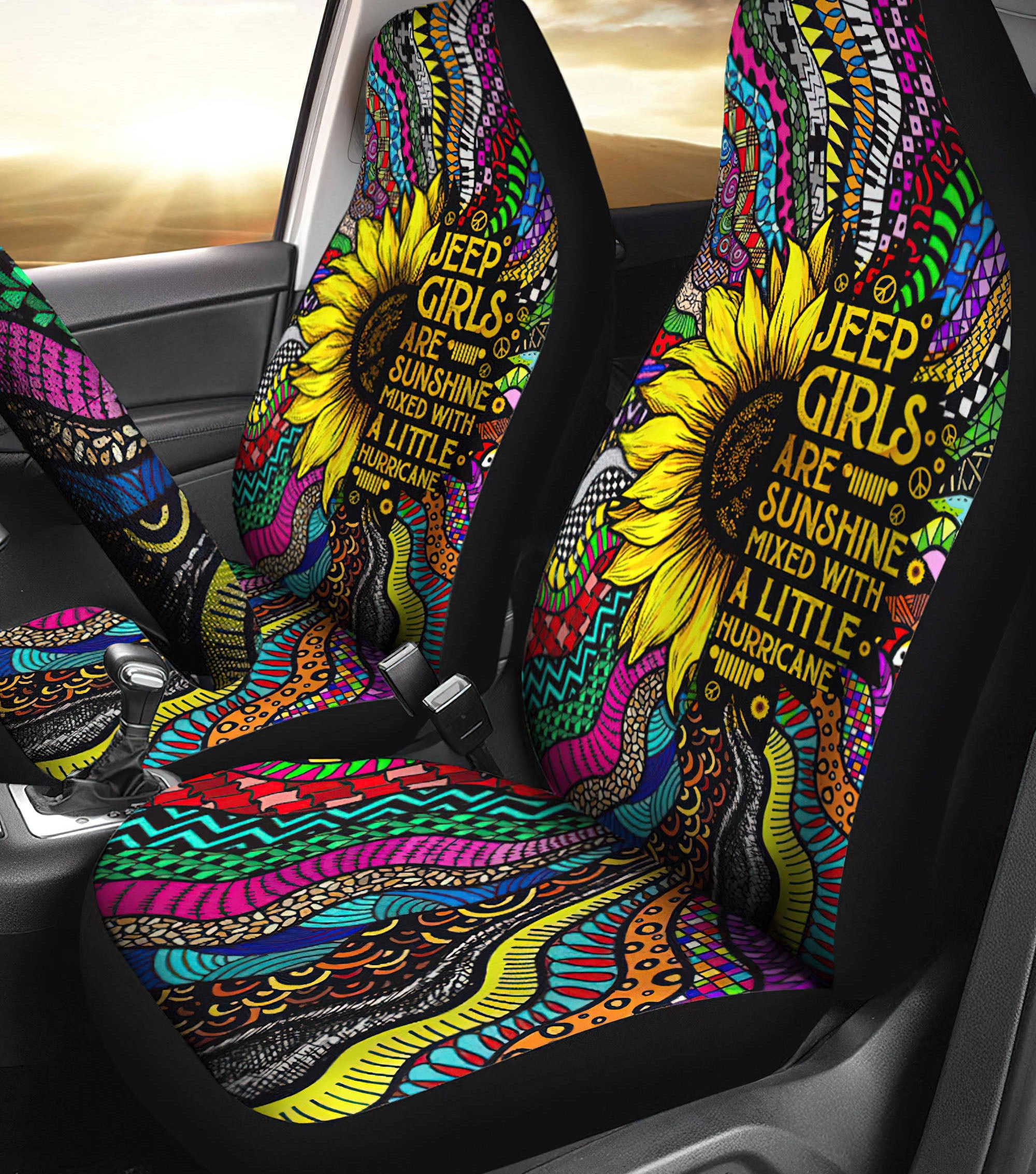 jeep-girls-are-sunshine-hippie-car-seat-cover