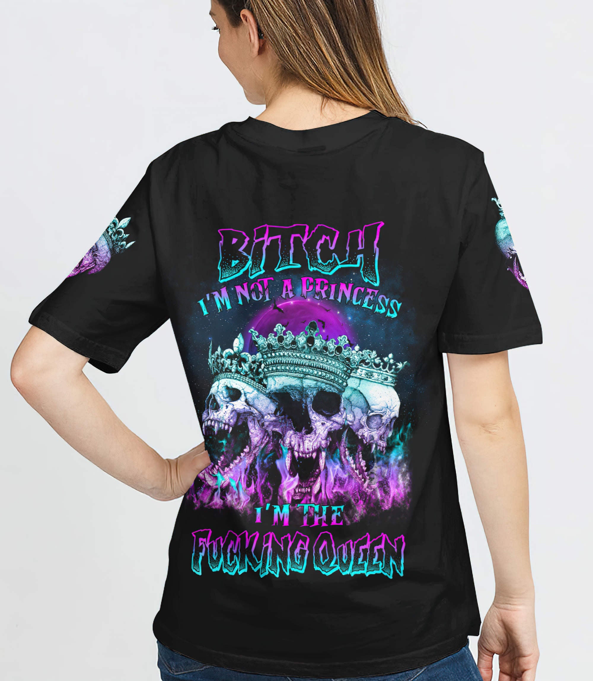 im-the-fking-queen-skull-all-over-print-t-shirt