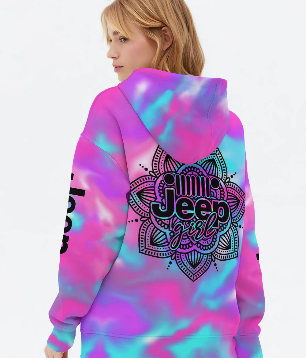 jeep-girl-mandala-pastel-hoodie