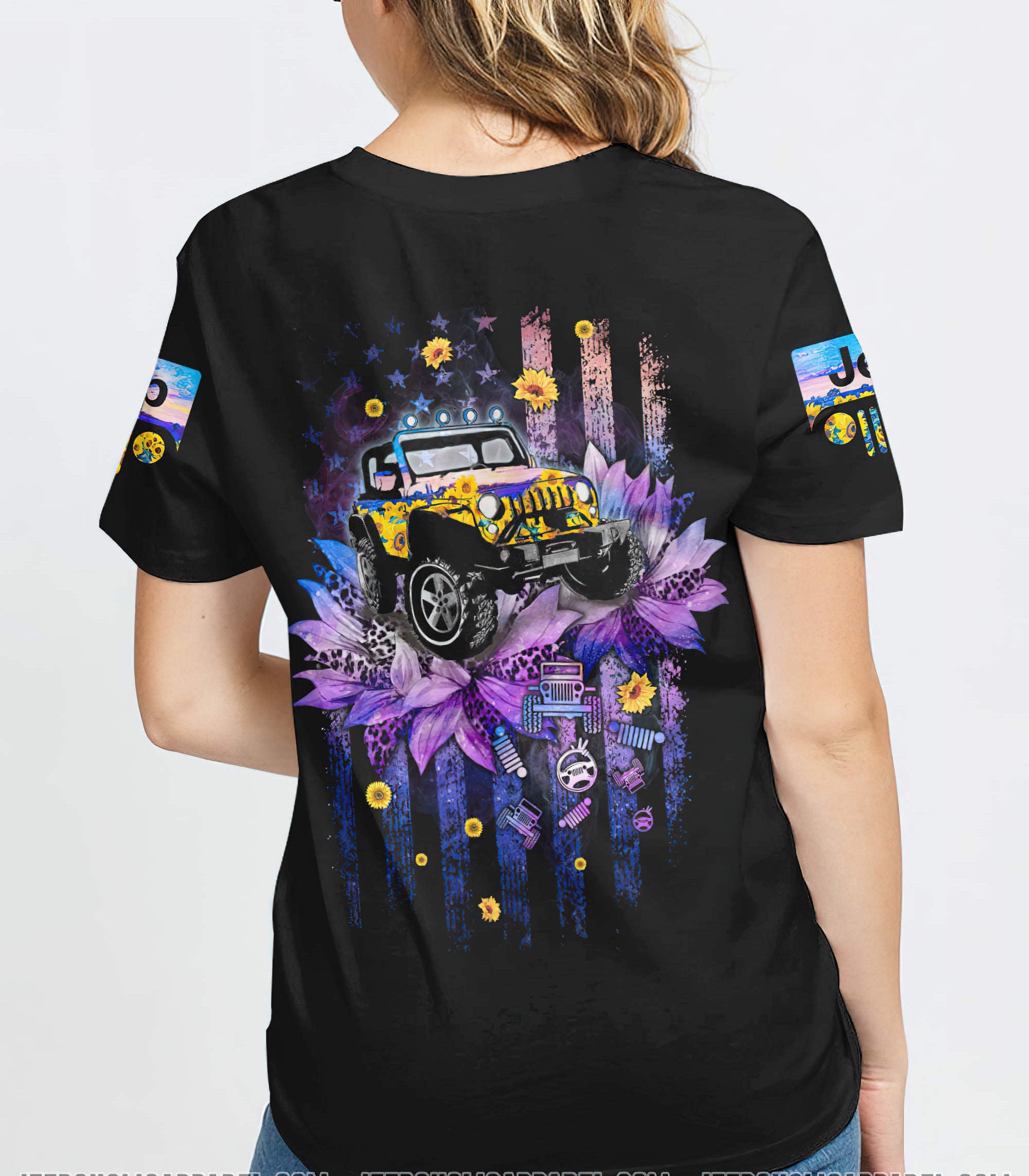 purple-sunflower-jeep-t-shirt