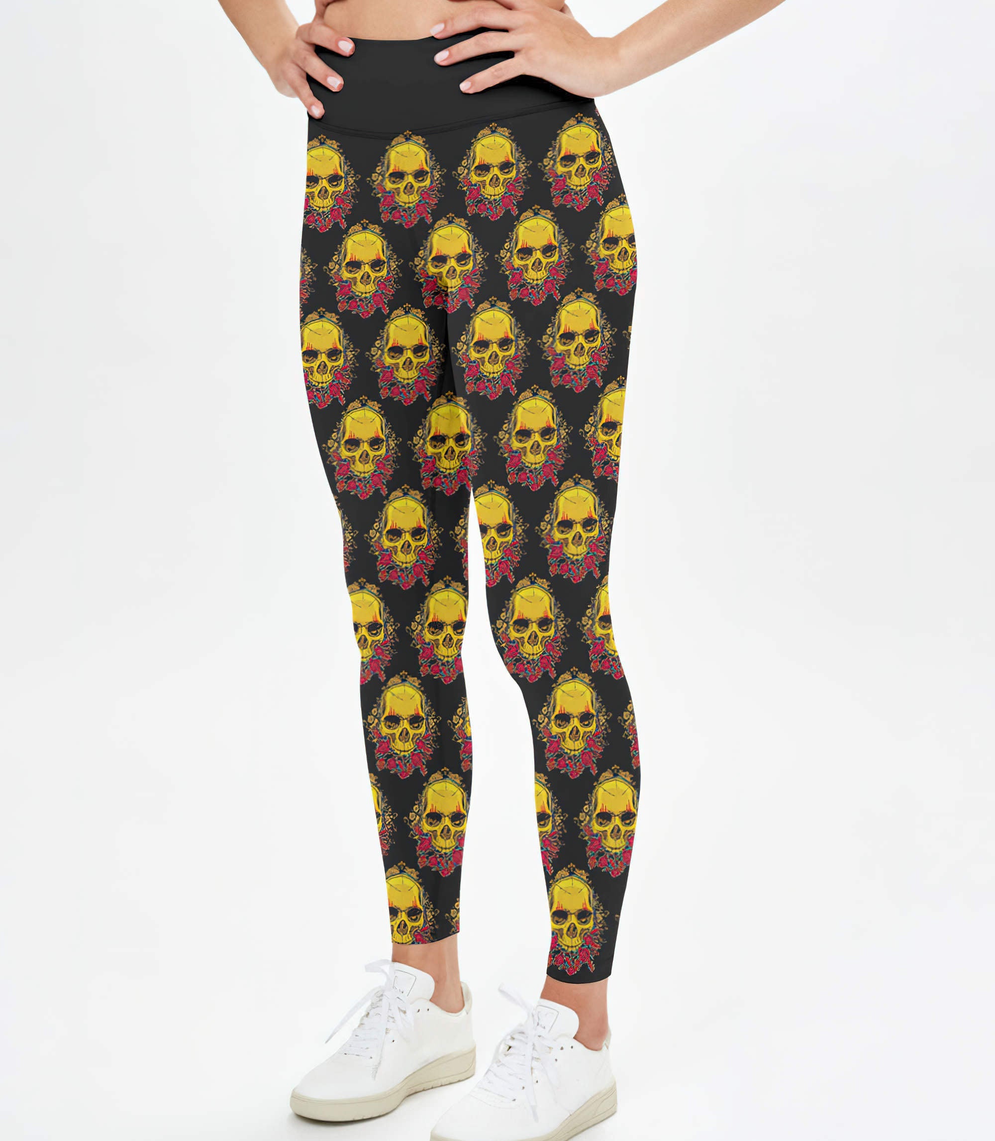 if-you-think-im-short-skull-rose-all-over-print-leggings