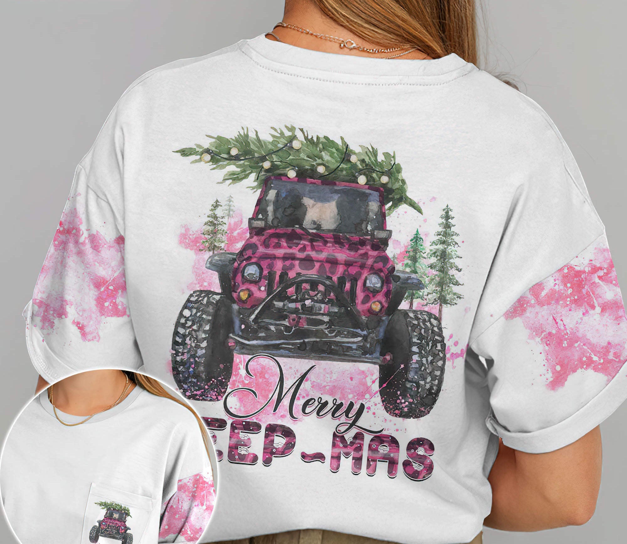 jeep-christmas-watercolor-t-shirt