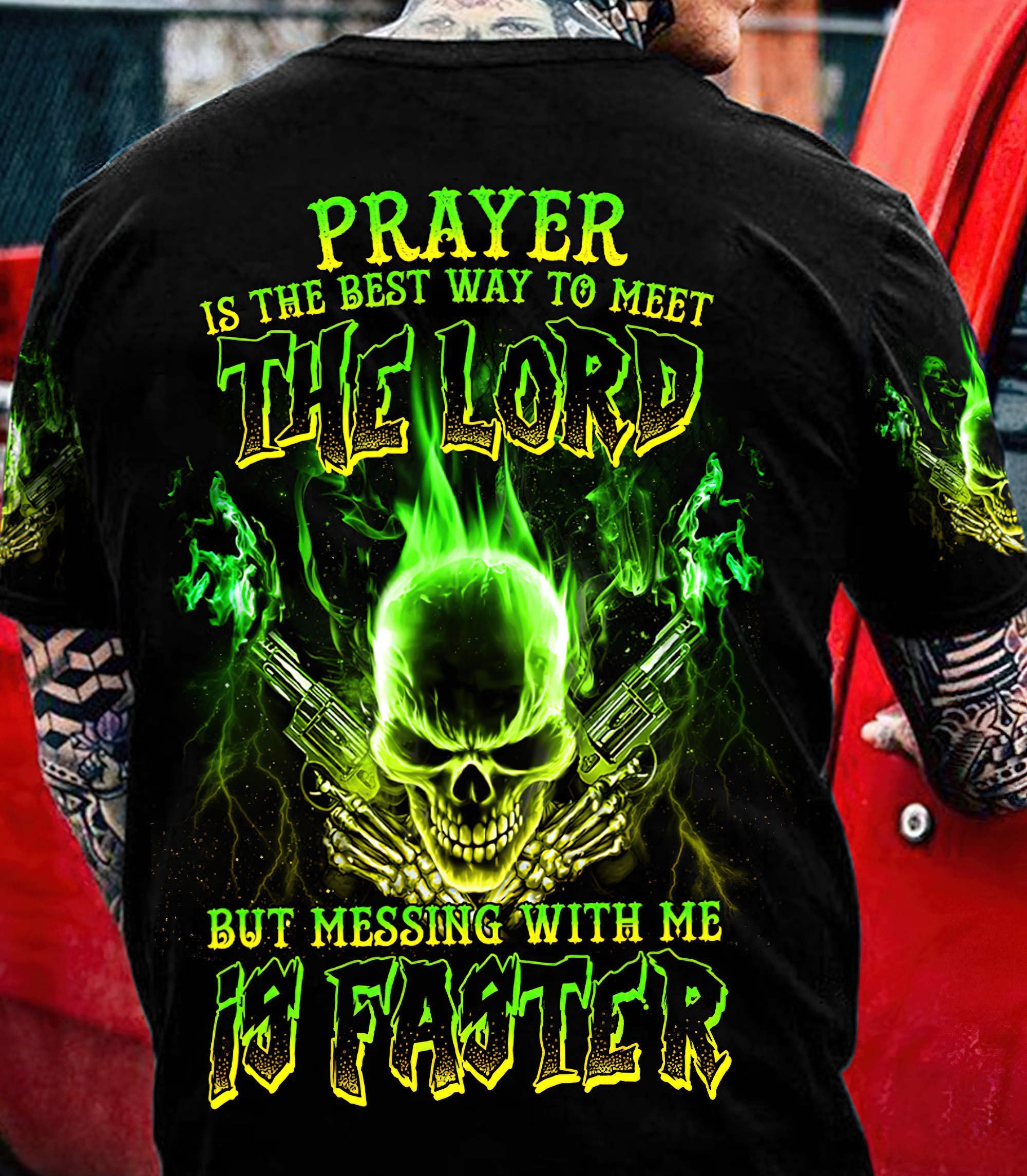 prayer-is-the-best-way-flaming-skull-all-over-print-t-shirt