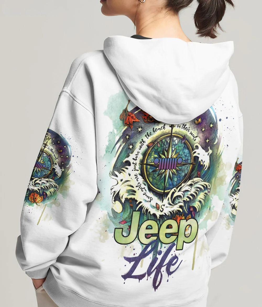 jeep-life-watercolor-compass-hoodie