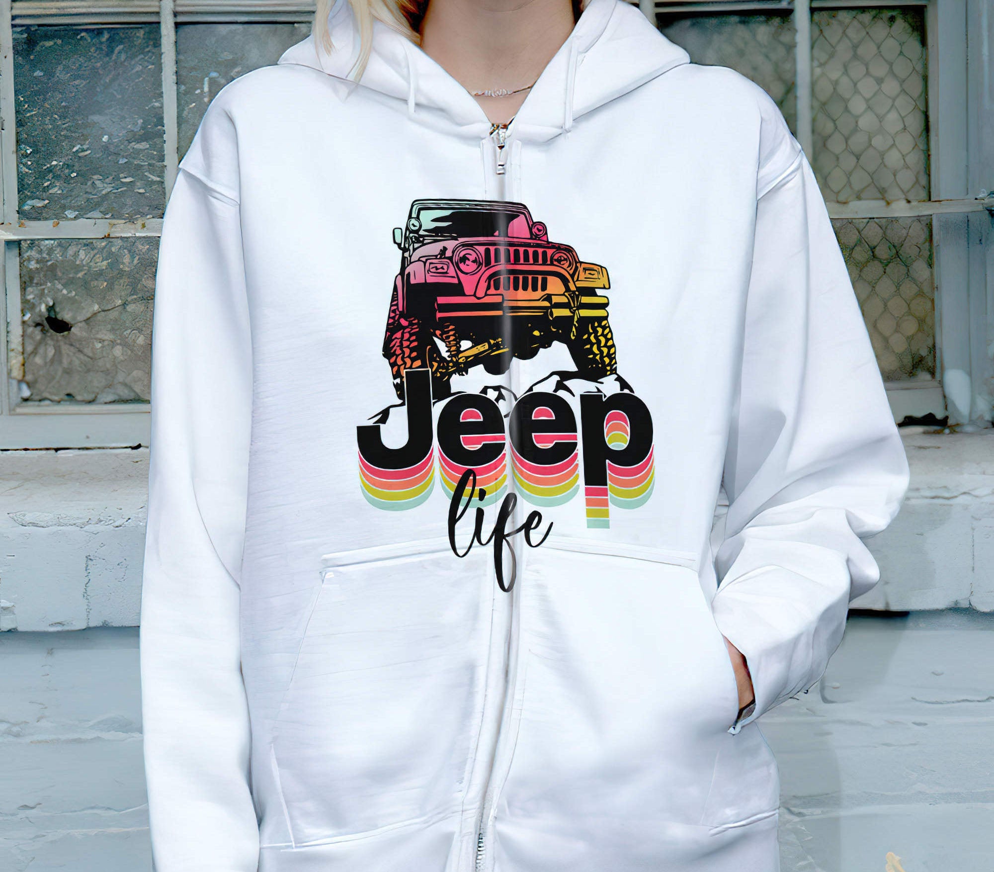 jeep-retro-beach-color-1-sided-hoodie