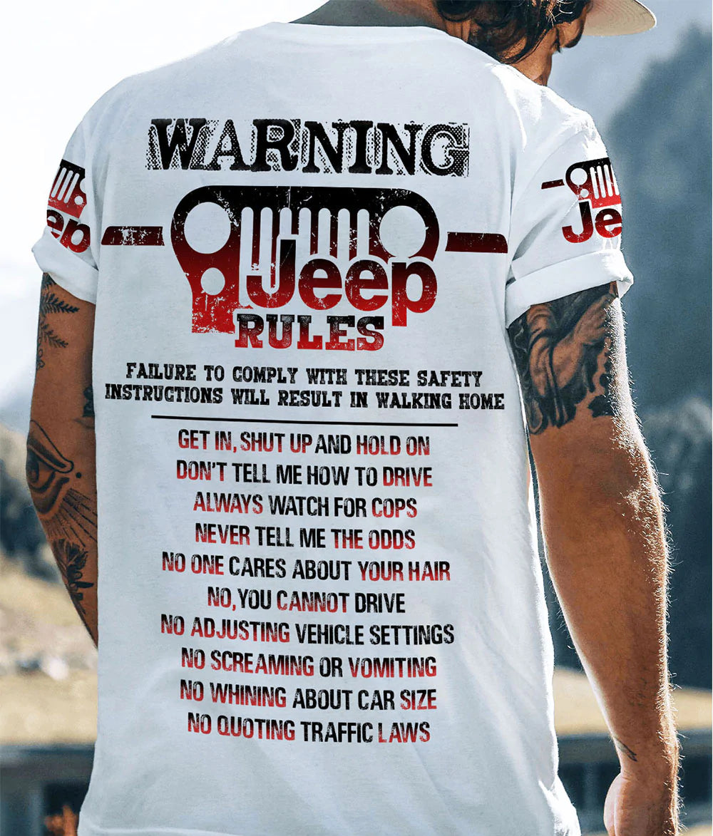 warning-jeep-rules-t-shirt