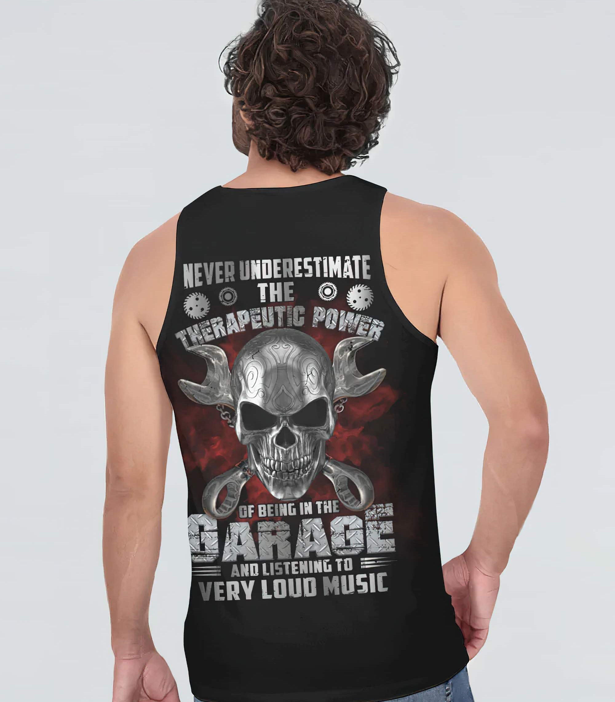 never-underestimate-mechanic-garage-skull-all-over-print-1-tank-top