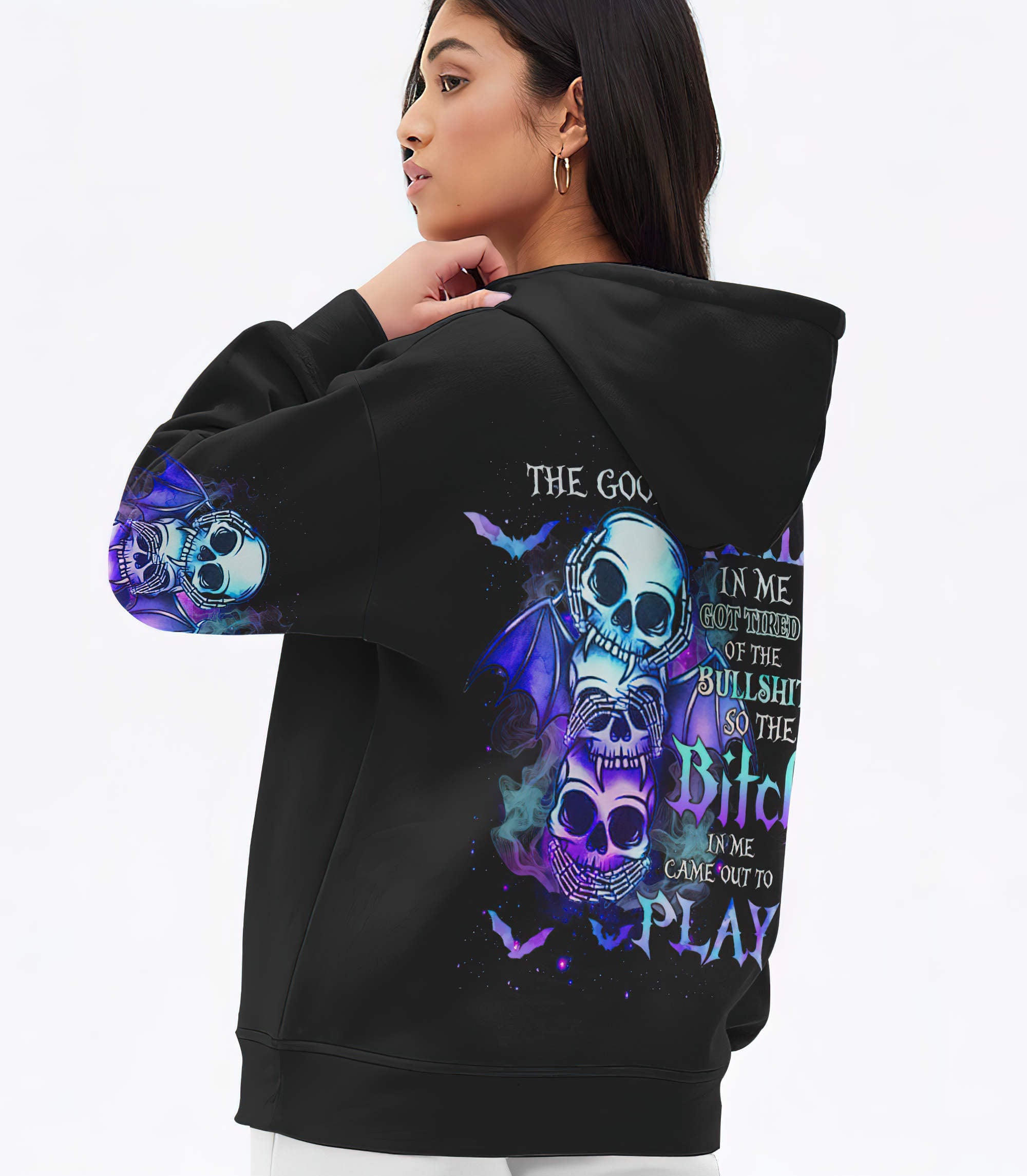 the-good-girl-in-me-bat-skull-halloween-all-over-print-1-hoodie