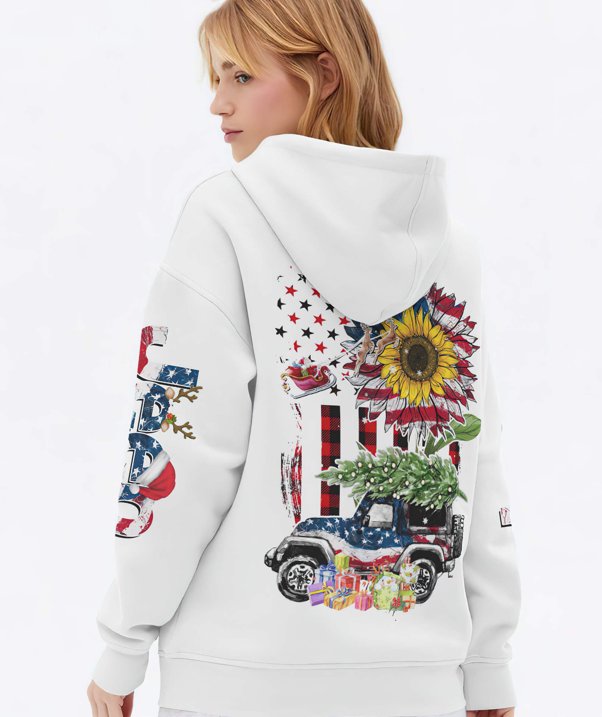 america-sunflower-jeep-christmas-hoodie