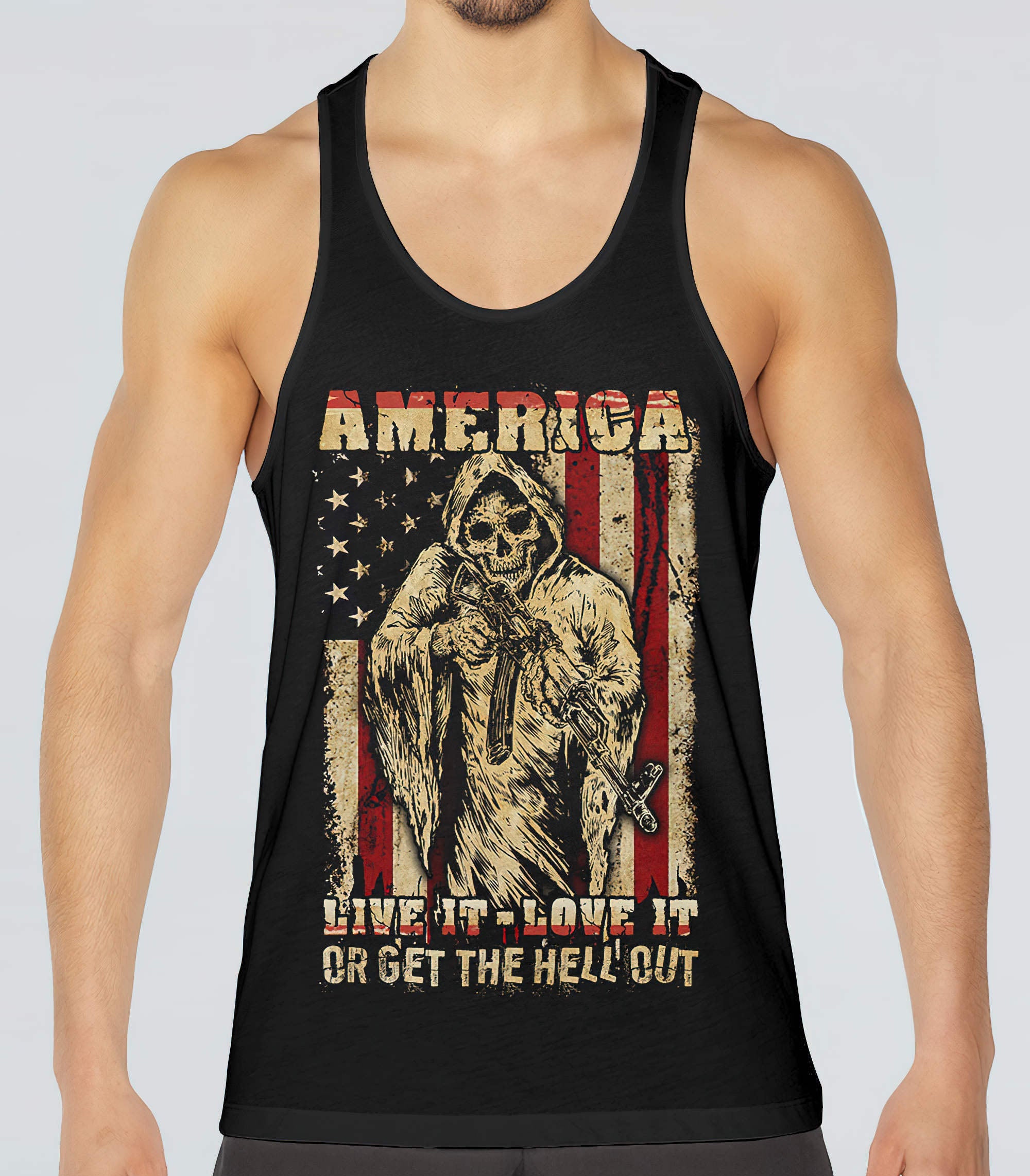 america-live-it-love-it-or-get-the-hell-out-skull-all-over-print-2-tank-top