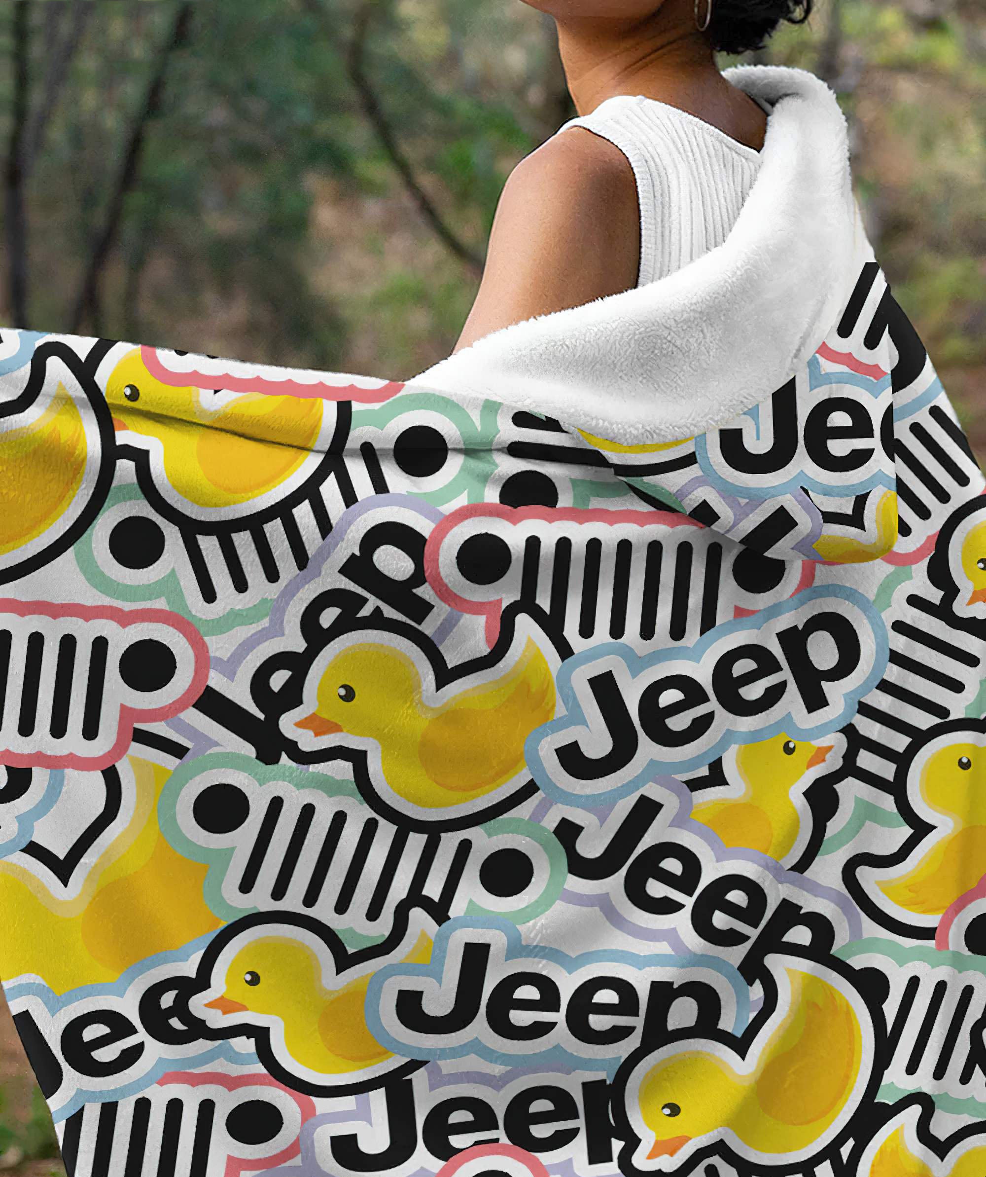 jeep-duck-sherpa-blanket-hoodie