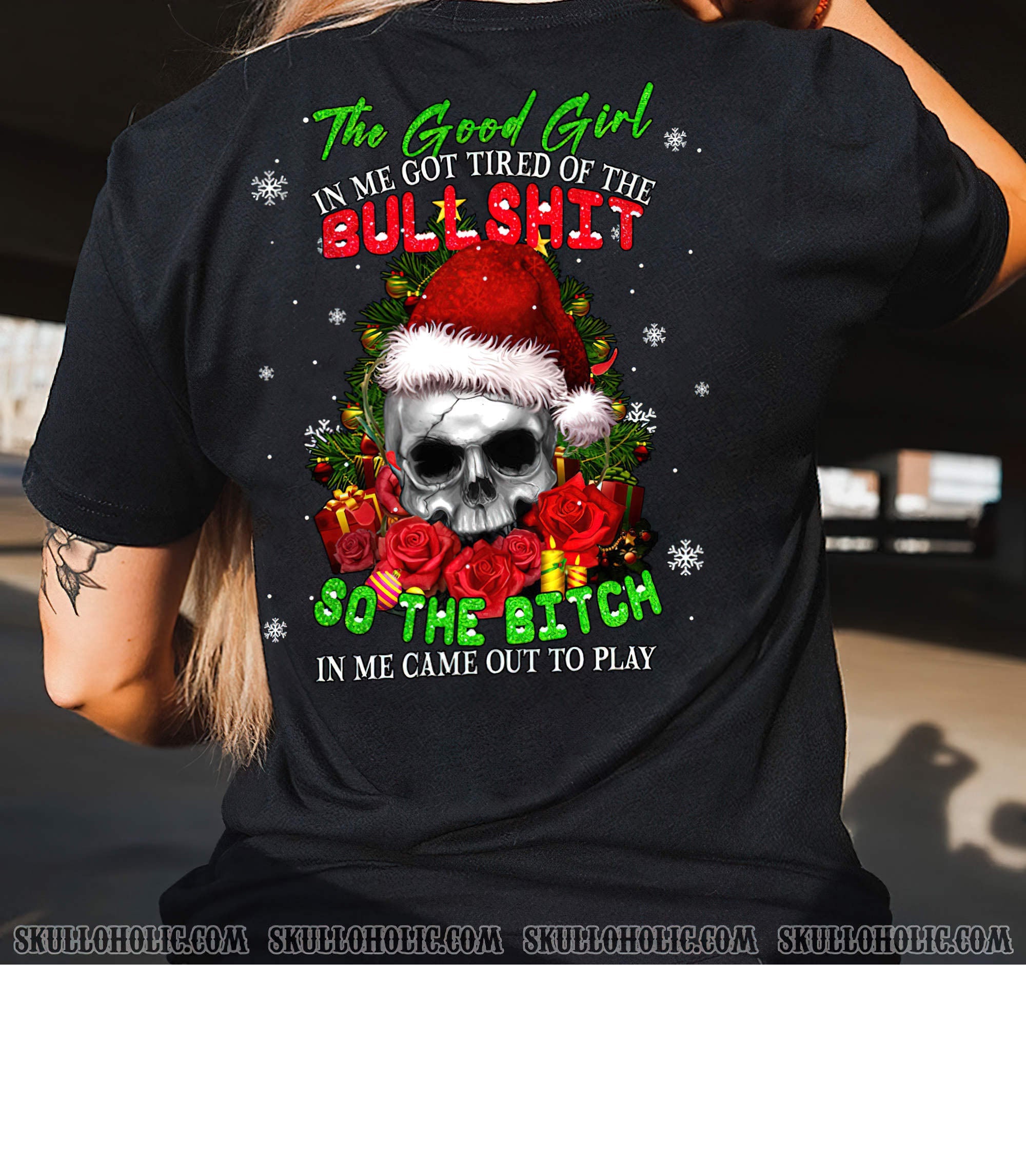 the-good-girl-in-me-got-tired-christmas-skull-all-over-print-t-shirt