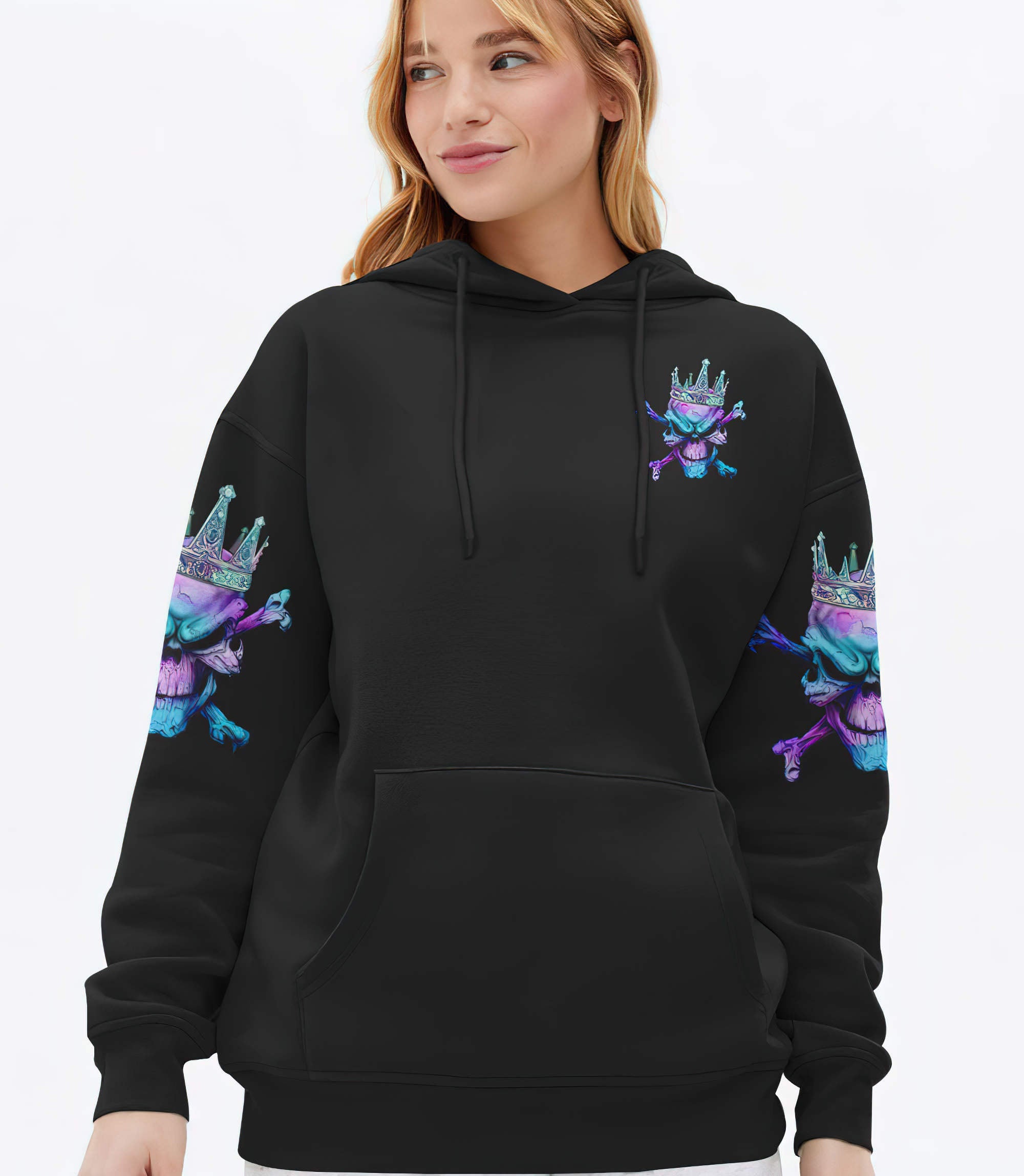 im-fking-queen-skull-bones-all-over-print-hoodie